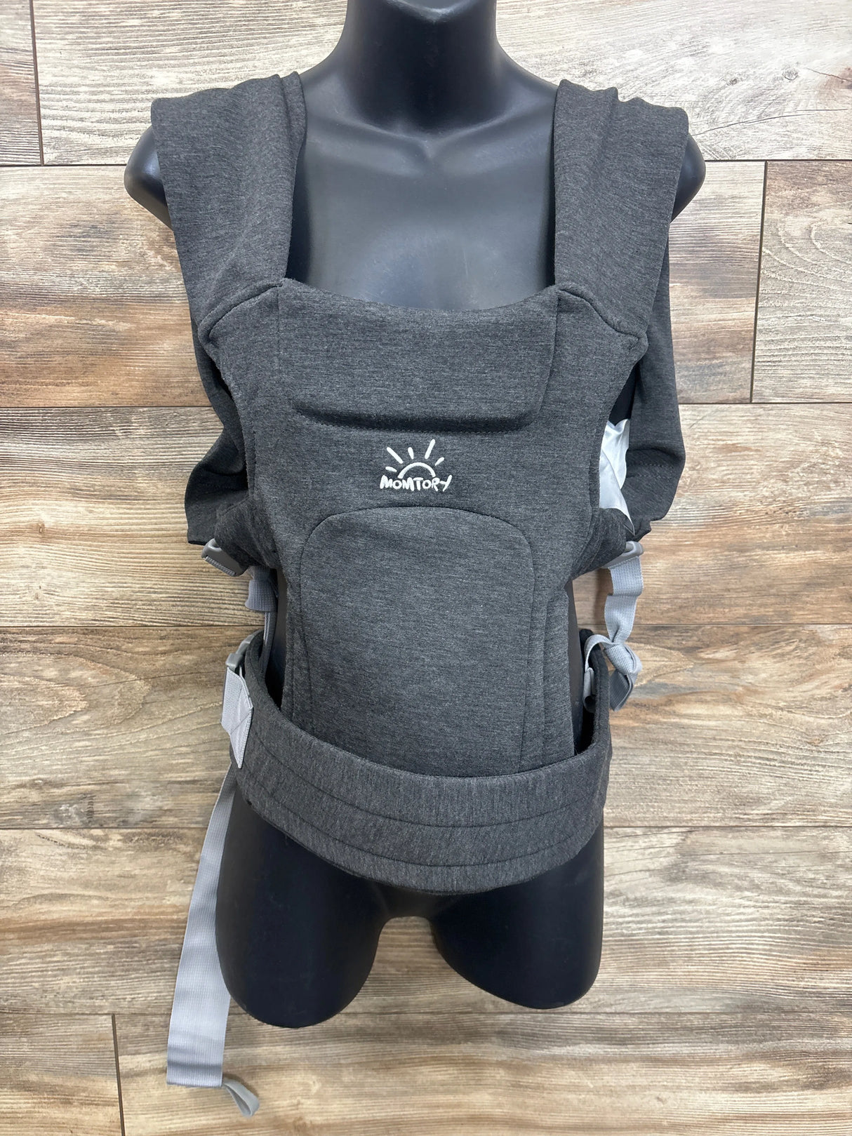 MOMTORY Baby Carrier in Dark Grey 7-25lbs