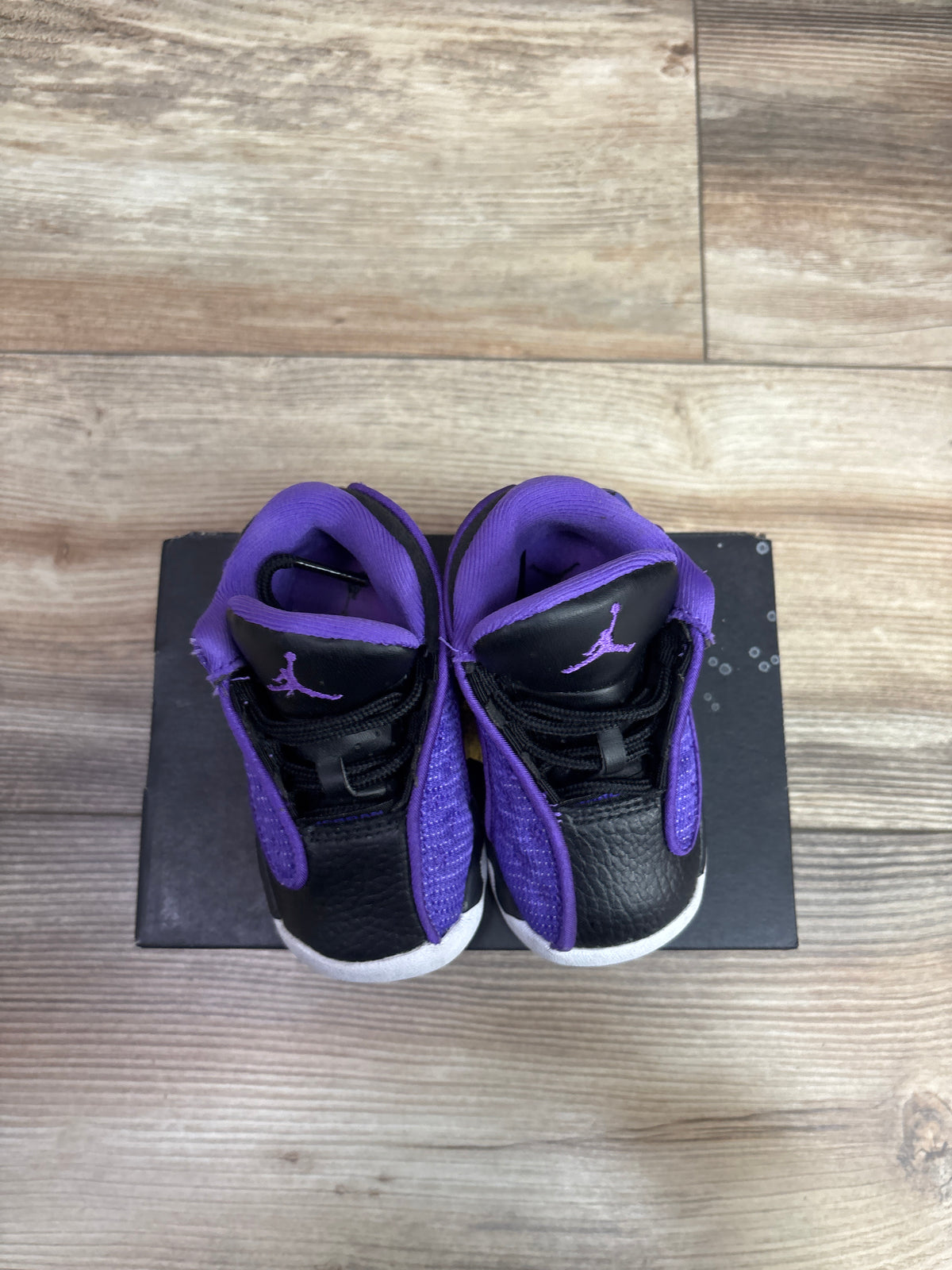 Air Jordan 13 Retro TD 'Purple Venom' Sneakers sz 4c