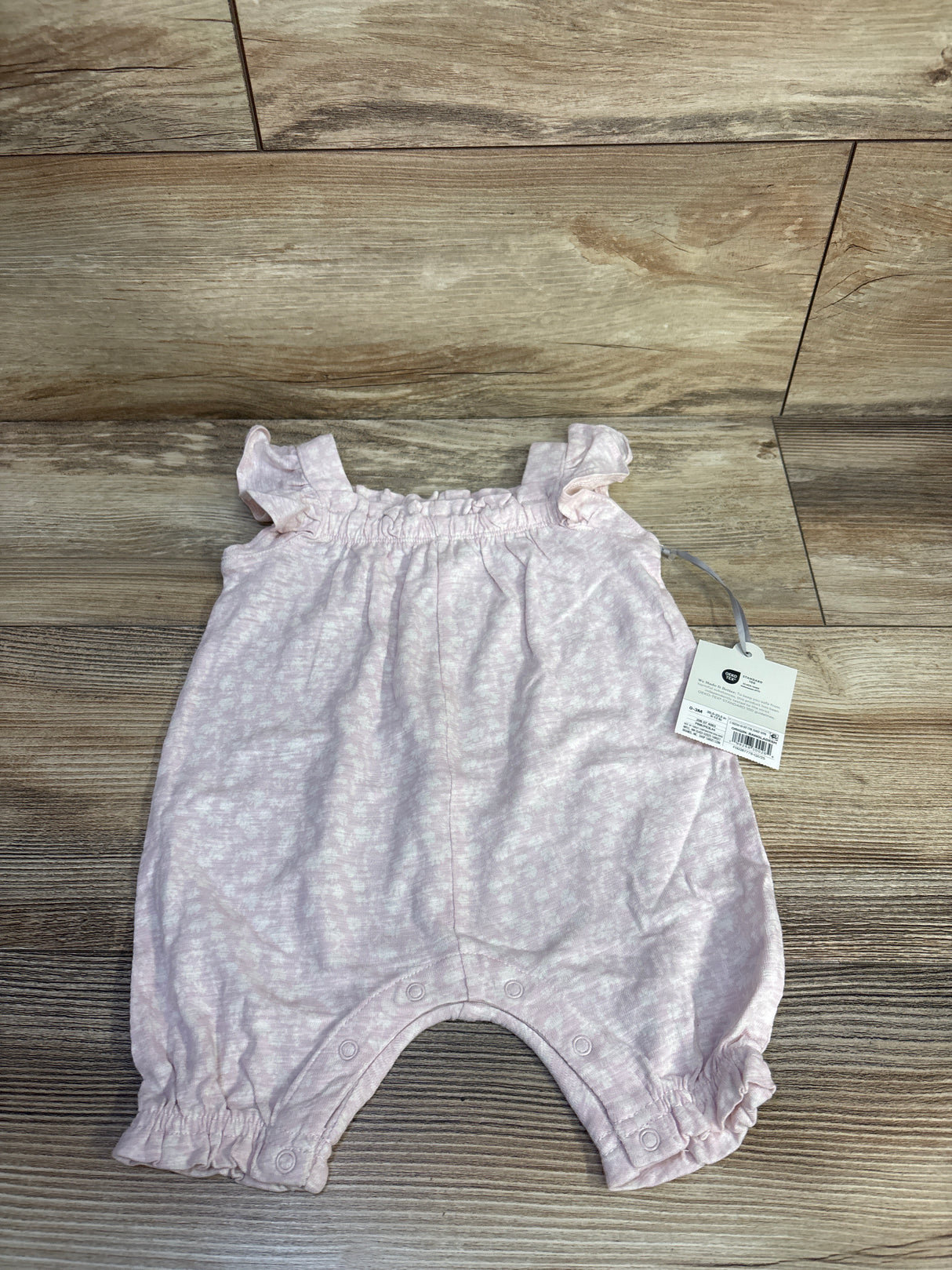 NEW Cloud Island Floral Sleeveless Romper Pink sz 0-3m