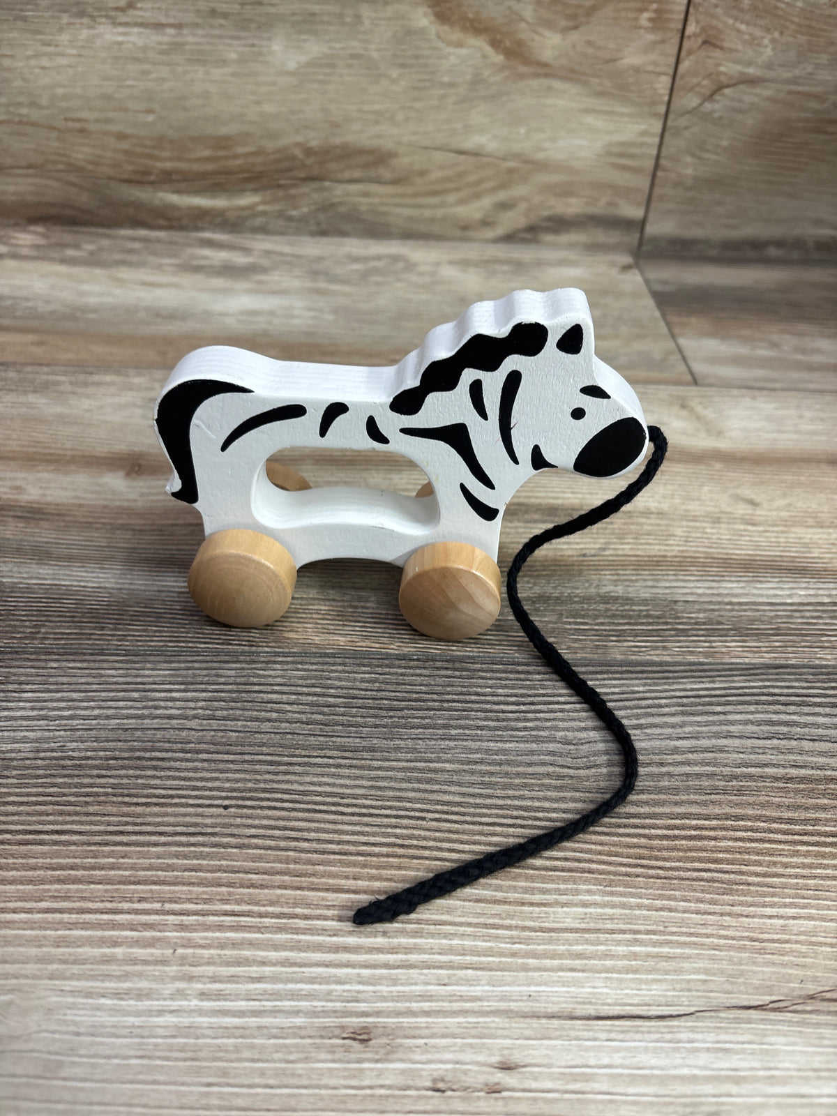 Hape Wooden Push & Pull Zebra