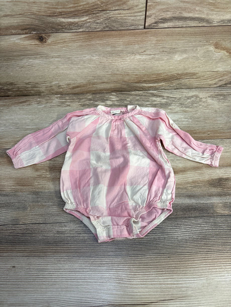 Nature Baby Gingham Meadow Bodysuit Pink sz 3-6m - Me n Mommy To Be