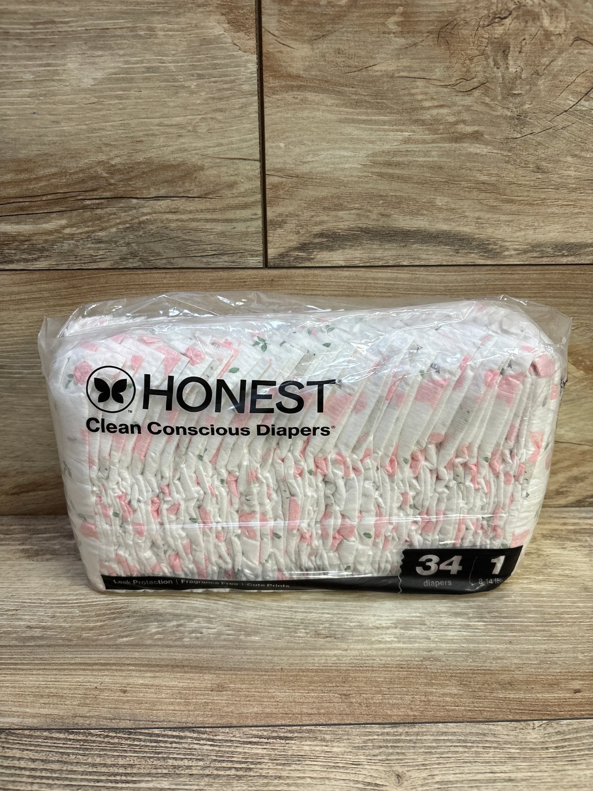NEW Honest Clean Conscious Diapers Size 1 34ct