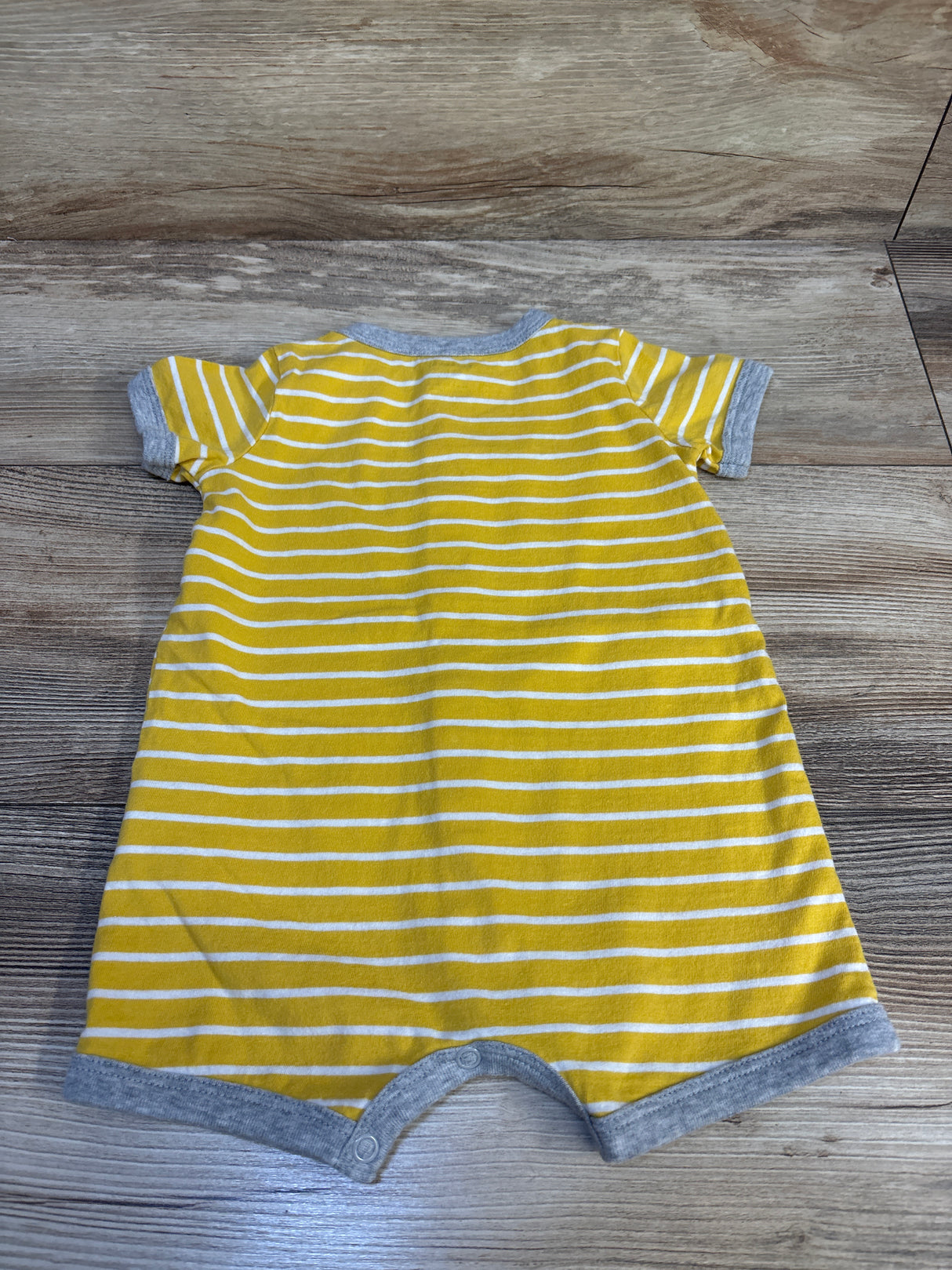 Carter's Striped Animal Shortie Romper Yellow sz 12m