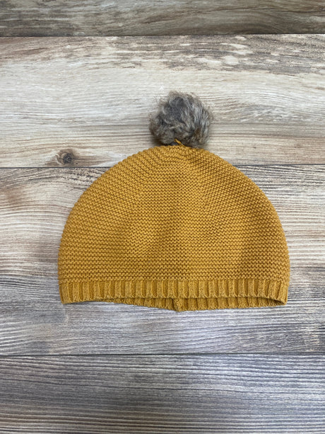 Knit Pom Beanie Honey Sz 18m - Me n Mommy To Be
