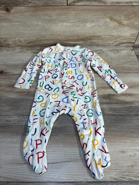 Old Navy Alphabet Sleeper White sz 6-9m - Me n Mommy To Be