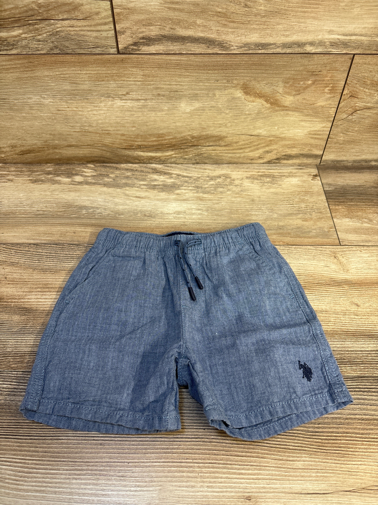 U.S. Polo Assn. Drawstring Shorts Blue sz 4T