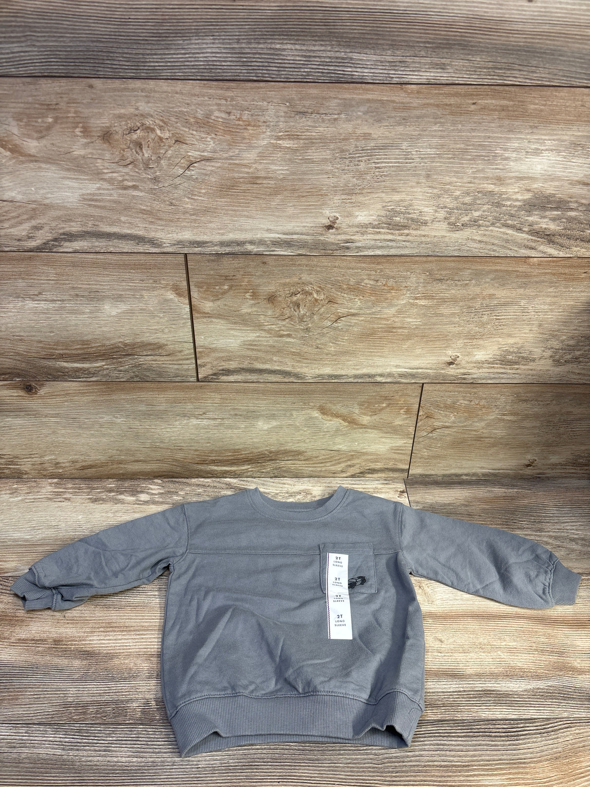 NEW Cat & Jack Sweatshirt Grey sz 2T