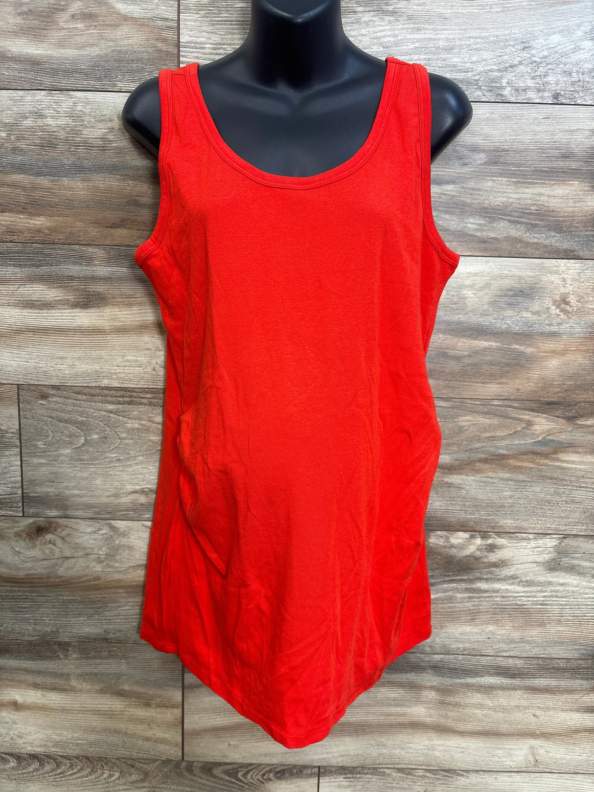 NWOT Gap Maternity Modern Tank Top Red sz XL