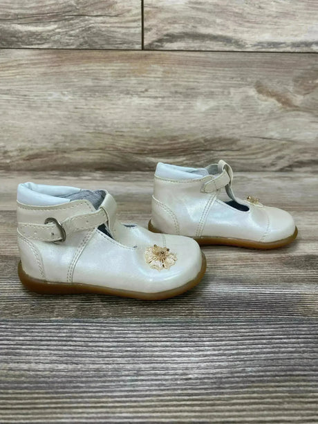 A&P Kids Shoes Girls' Mary Jane High Top Walkers Off White Sz 4c - Me n Mommy To Be