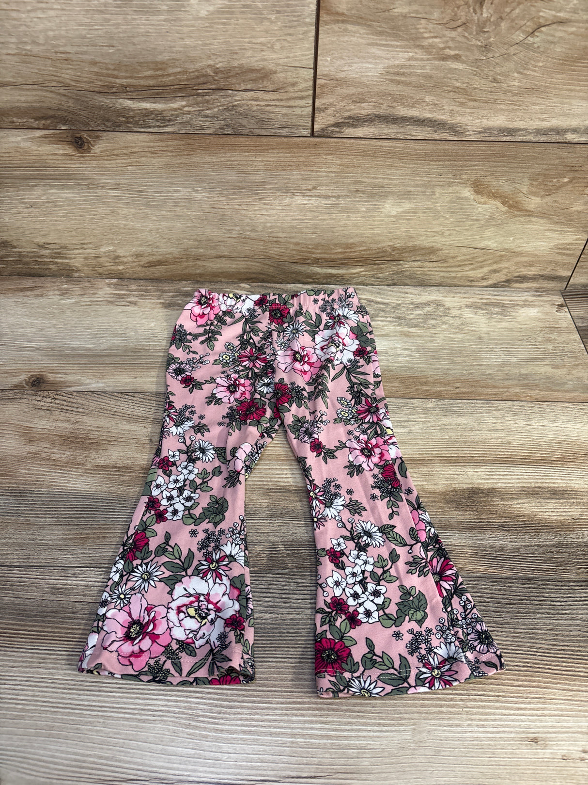 Btween Baby Floral Flare Leggings Pink sz 18m