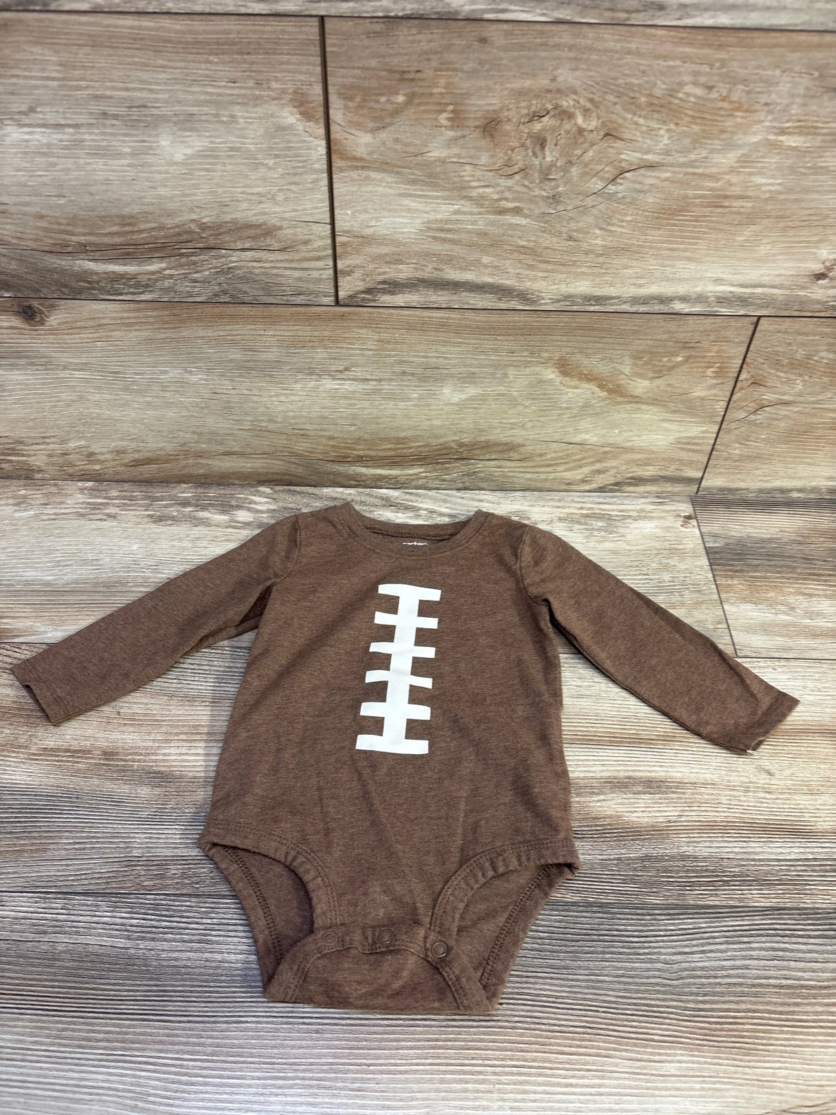 Carter's Football Bodysuit Brown sz 12m