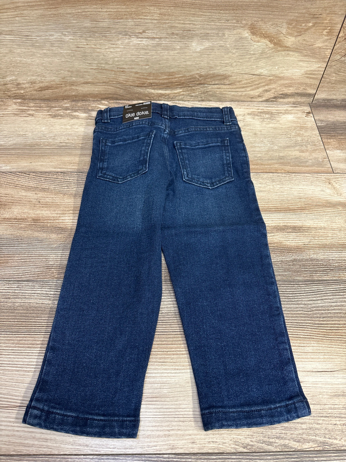 NEW Okie Dokie Straight Jeans Classic Dark Wash sz 2T
