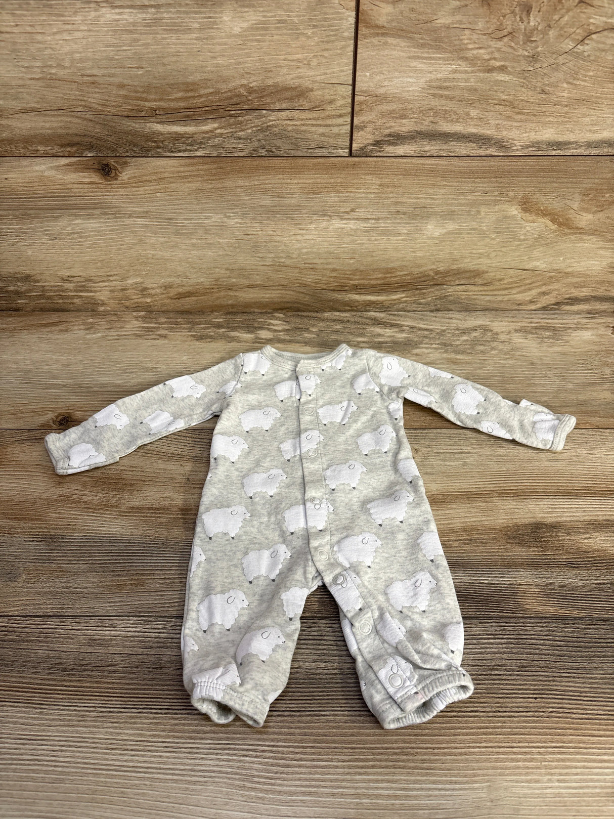 Carter's Sheep Coverall Grey sz Newborn