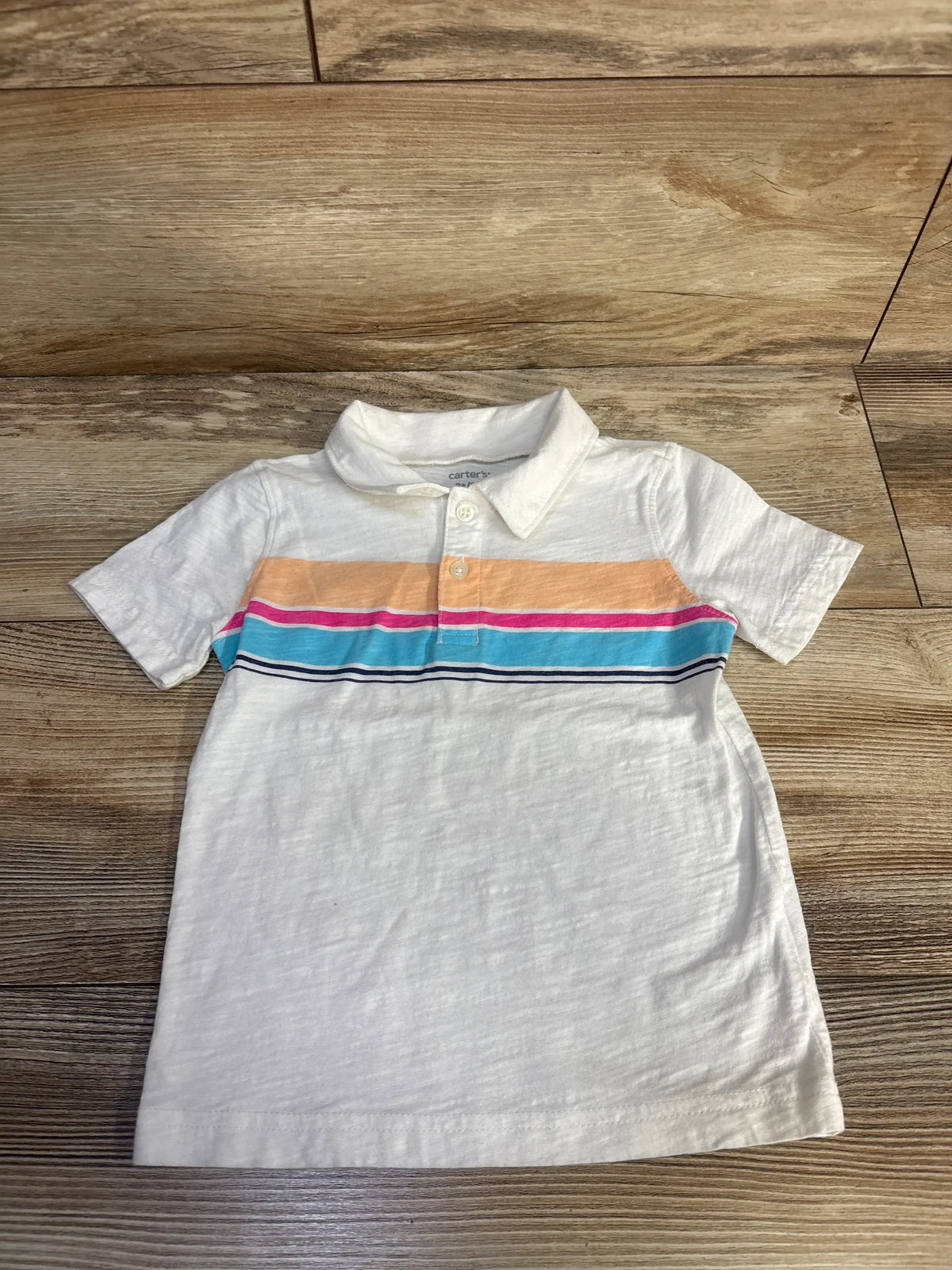 Carter's Polo Shirt White sz 3T