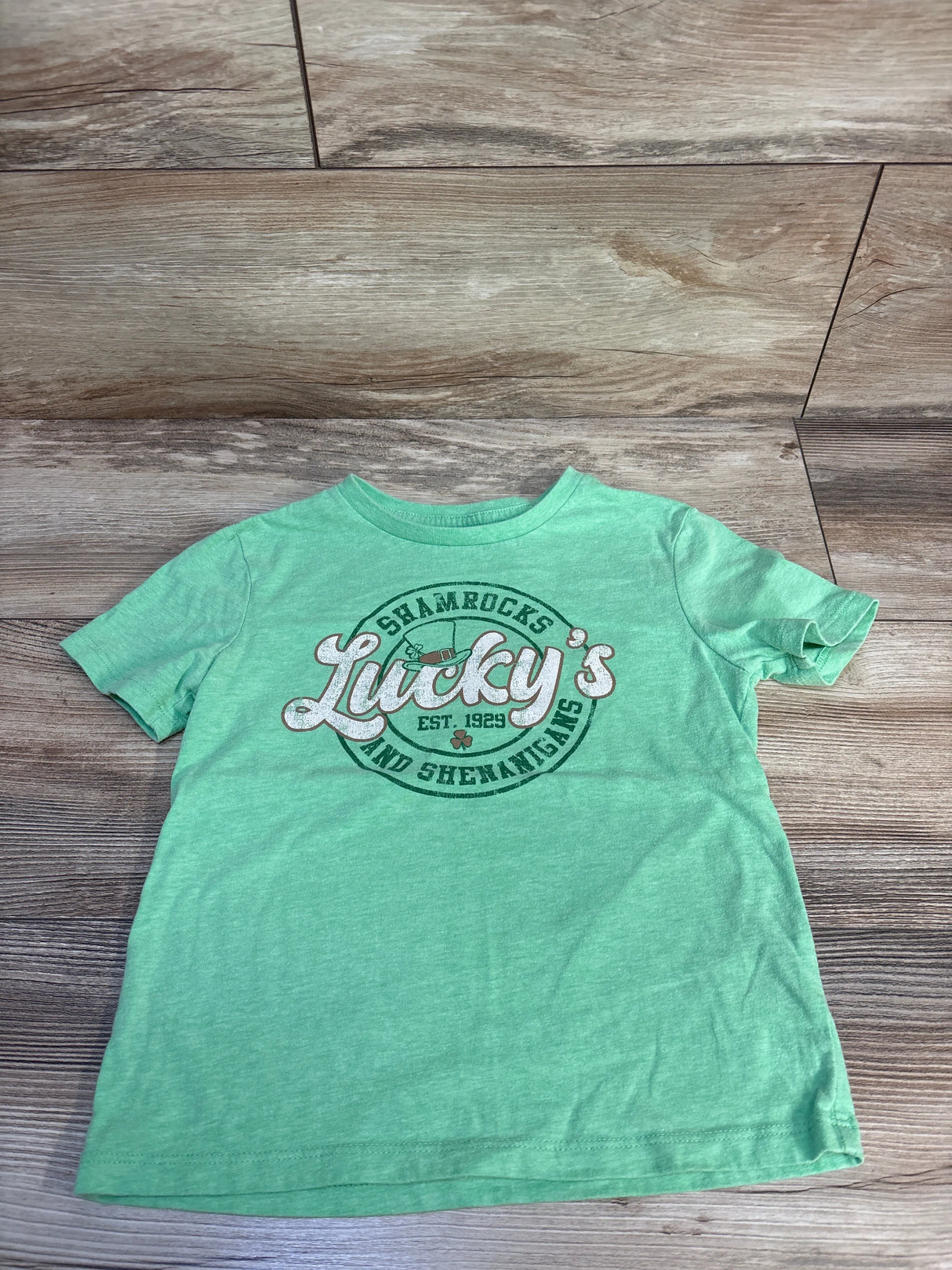 Way To Celebrate St Patrick's Day Shirt Green sz 4-5T