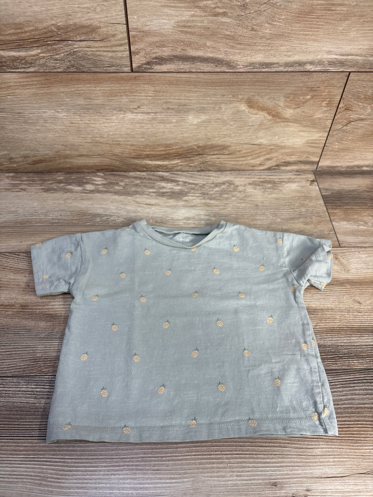 Little Planet Organic Pineapple Shirt Green sz 2T