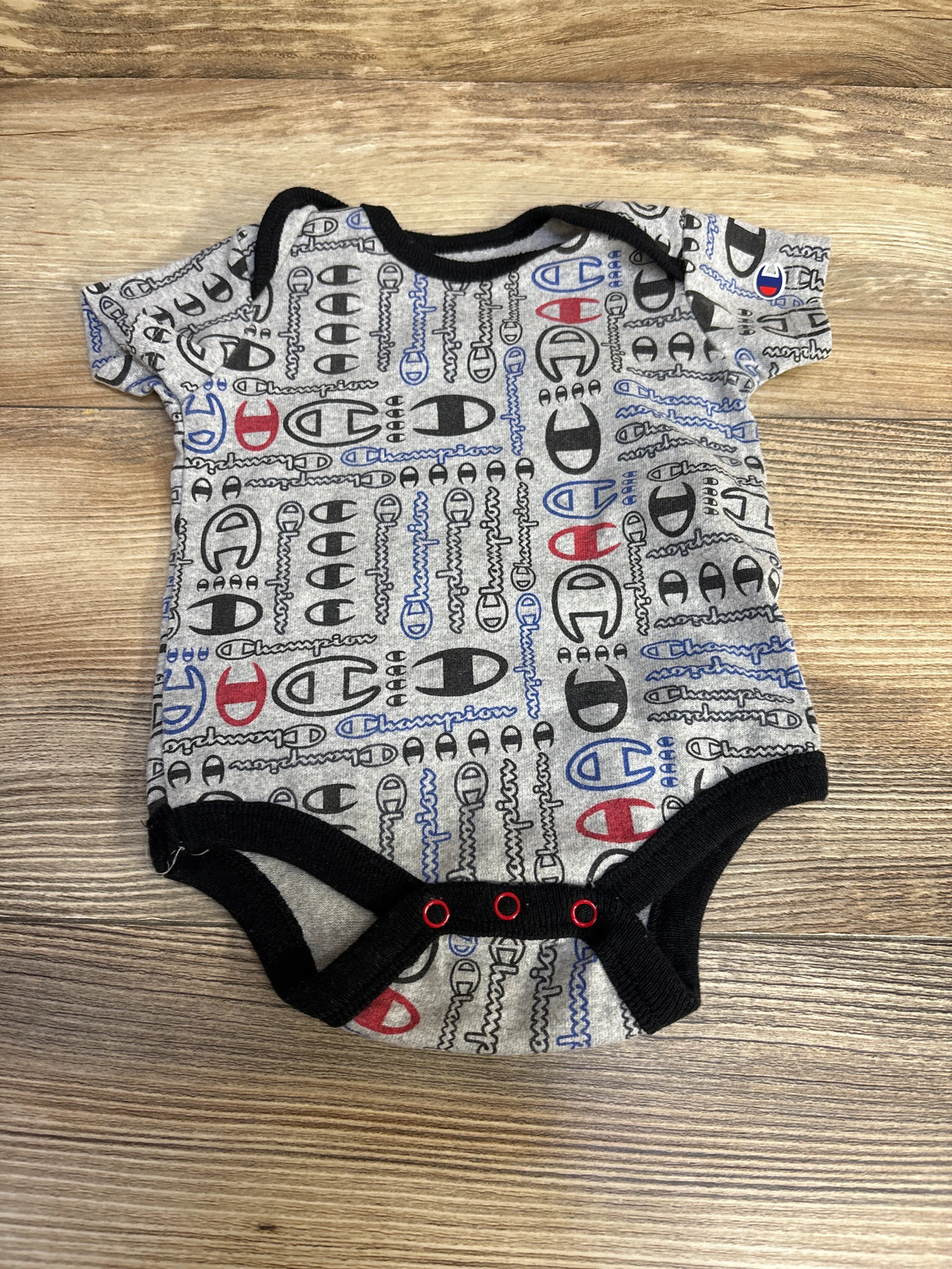 Champion Logo Bodysuit Grey sz 0-3m - Me n Mommy To Be