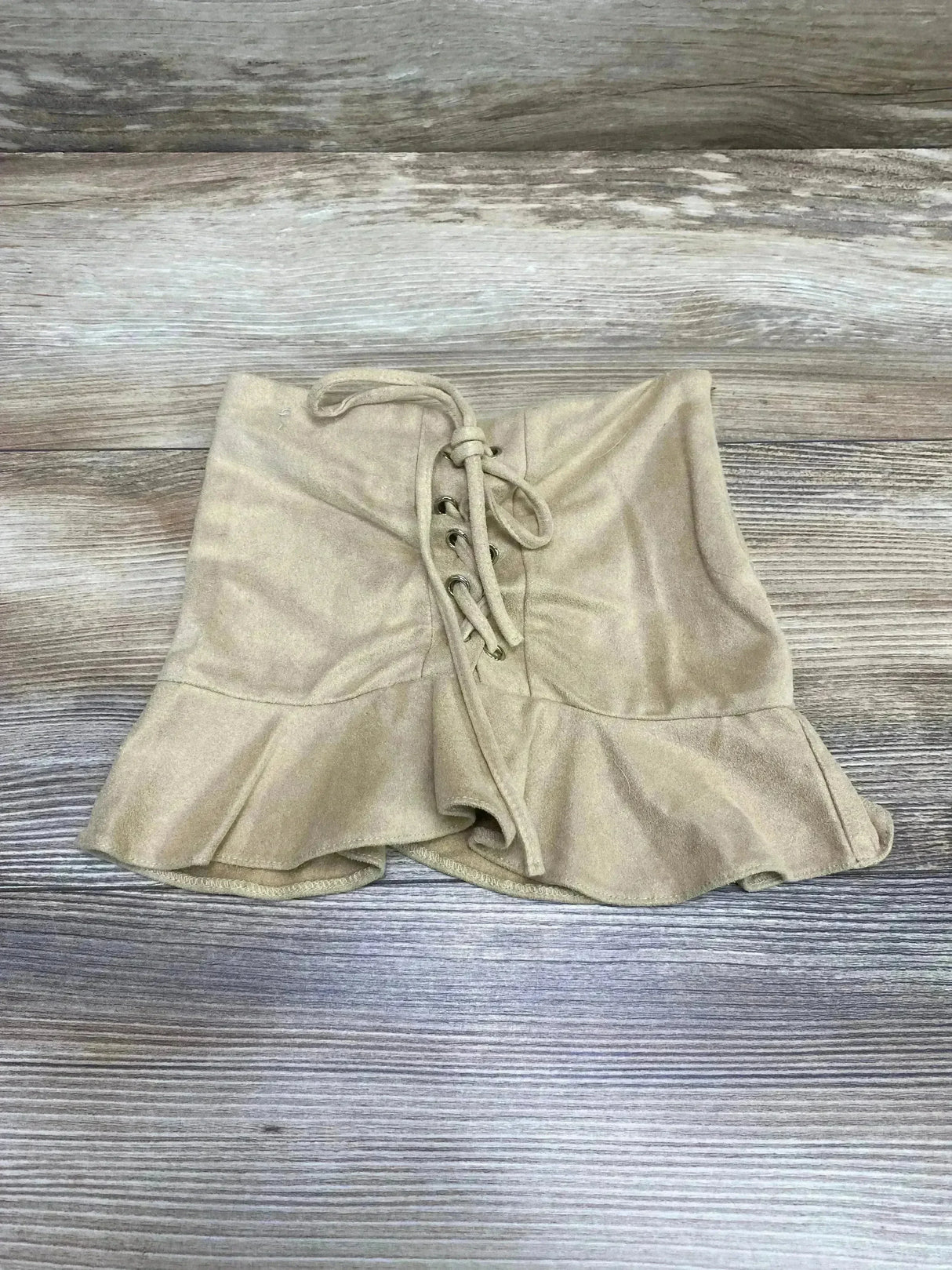 Bailey's Blossom Suede Skirt Brown sz 18-24m - Me n Mommy To Be