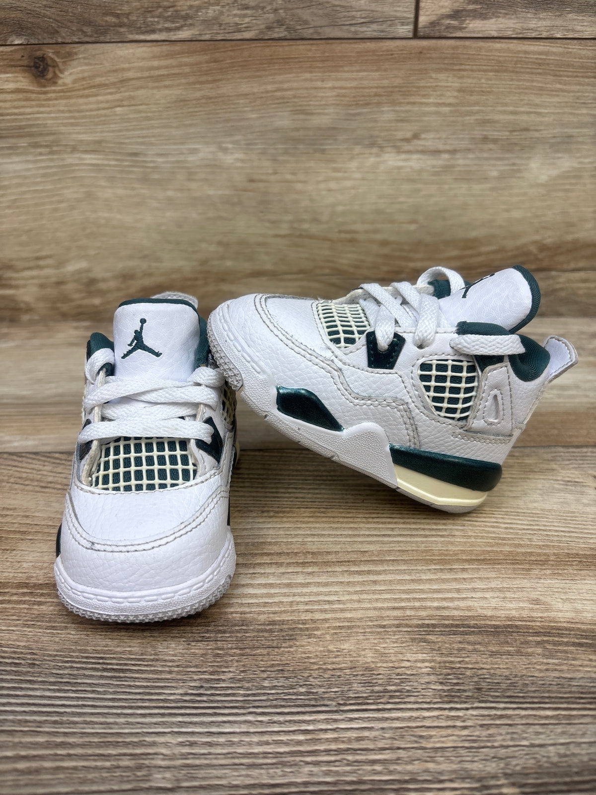 Air Jordan 4 Retro TD 'Oxidized Green' Sneakers sz 4c