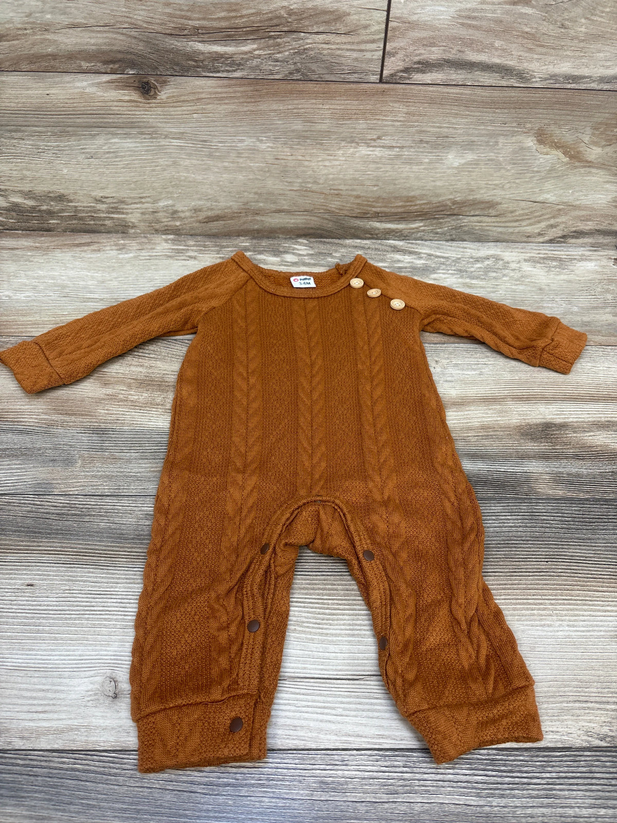 PatPat Knit Coverall Orange sz 3-6m