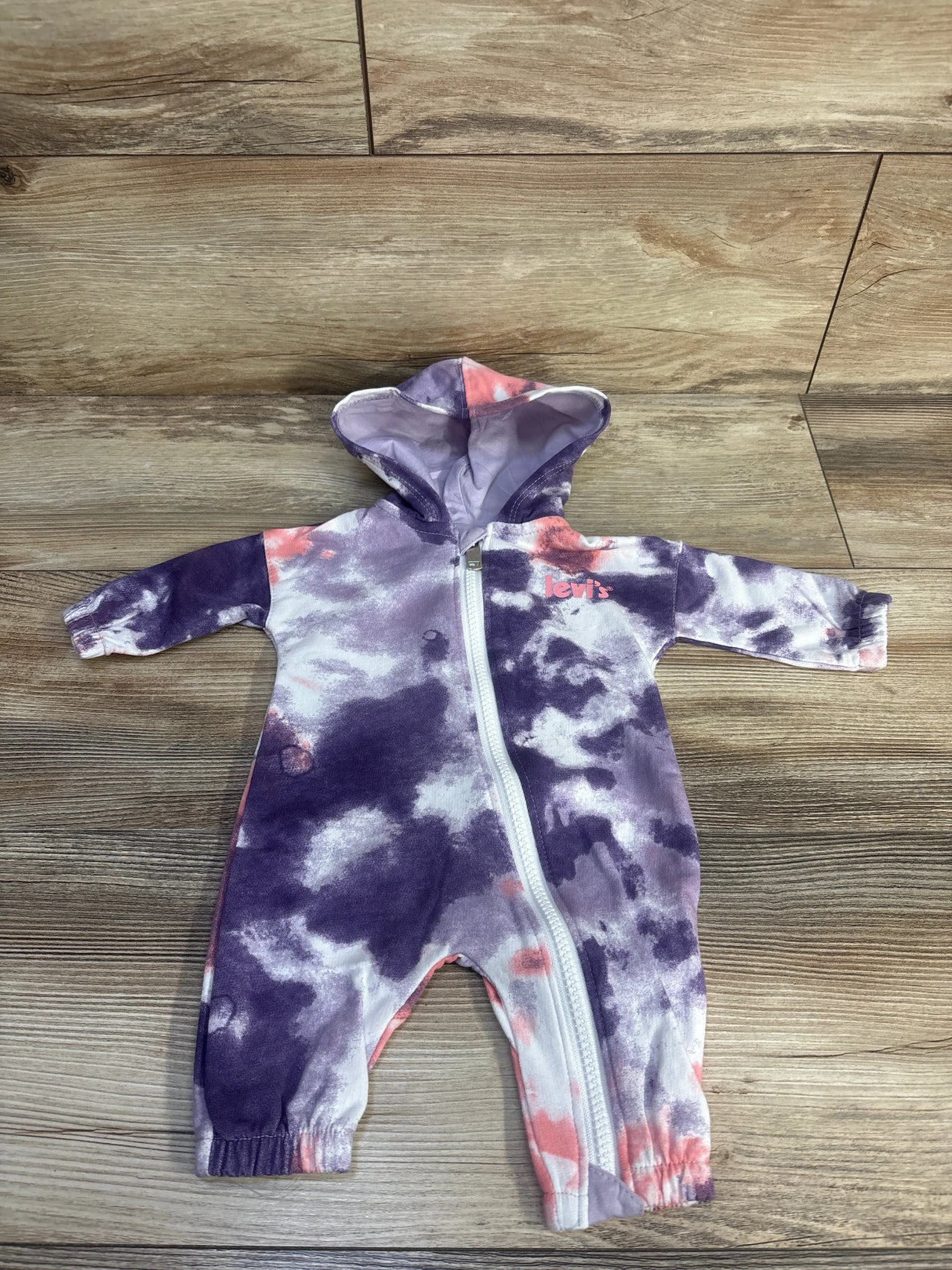 Levi's Hooded Coverall Purple sz Newborn