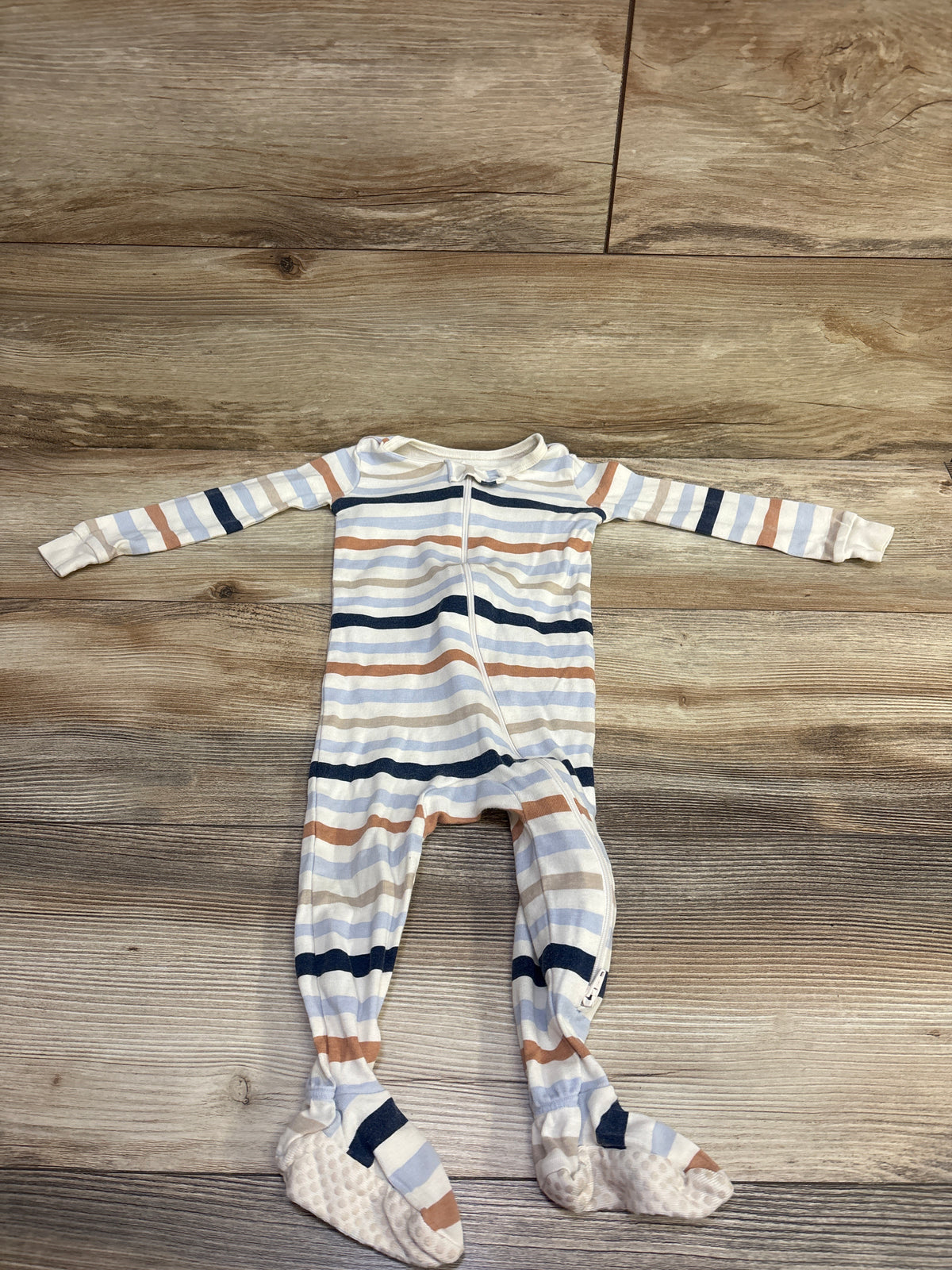 Member's Mark Striped Sleeper Ivory sz 12m