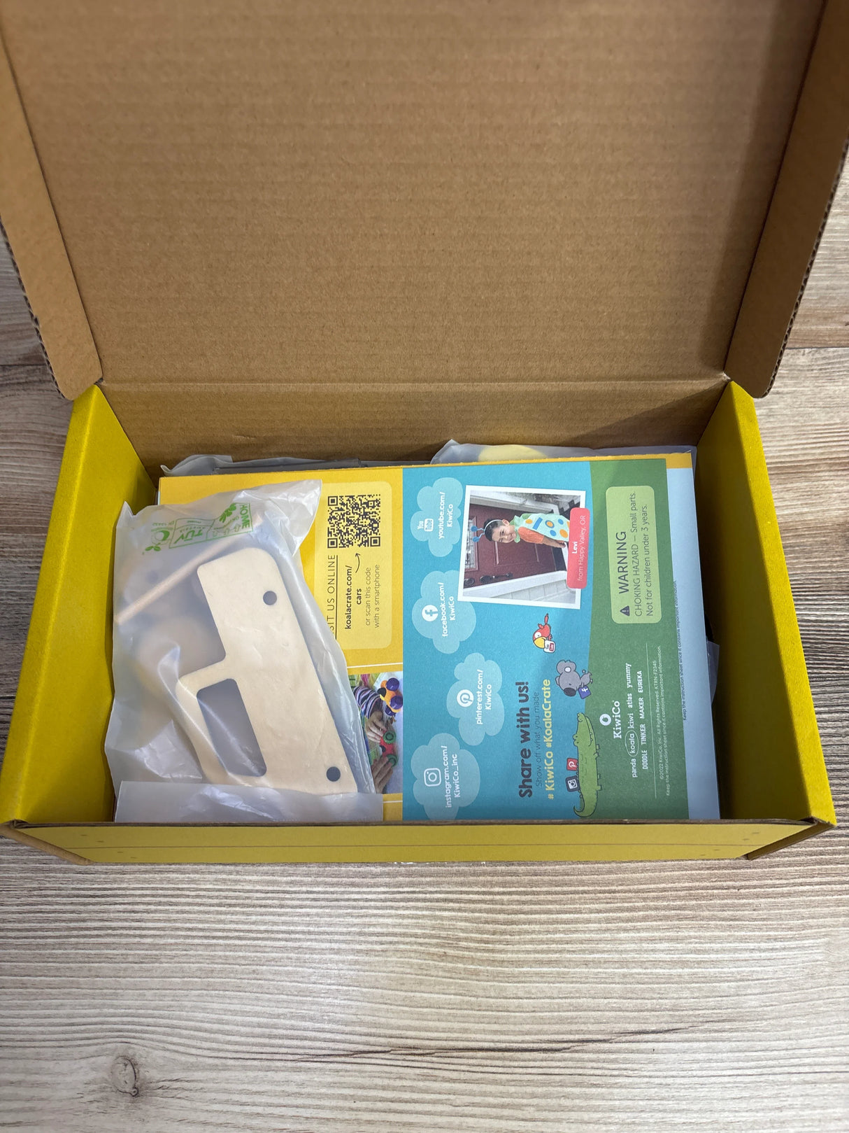 NEW KiwiCo Koala Crate Cars Activity Box