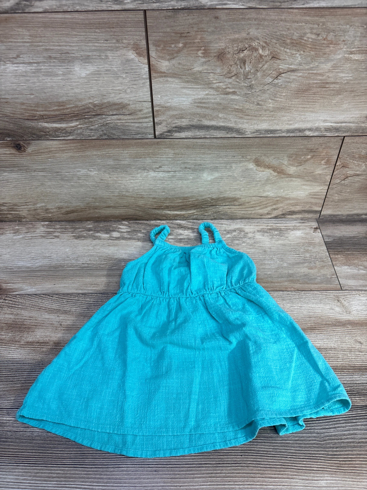 Cat & Jack Peplum Tank Top Teal sz 18m