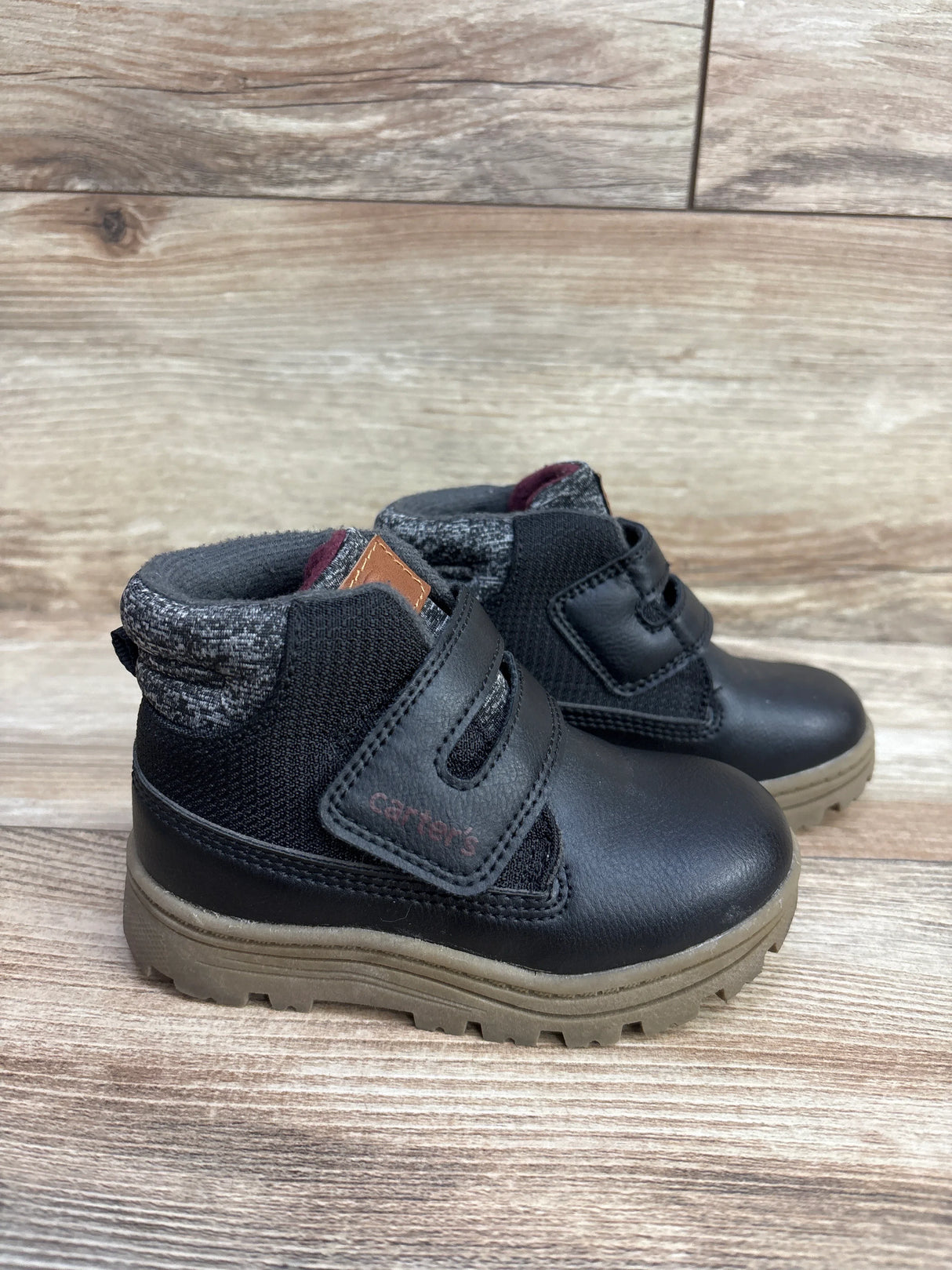 Carter's Boy's Kelso Ankle Boots Black sz 7c