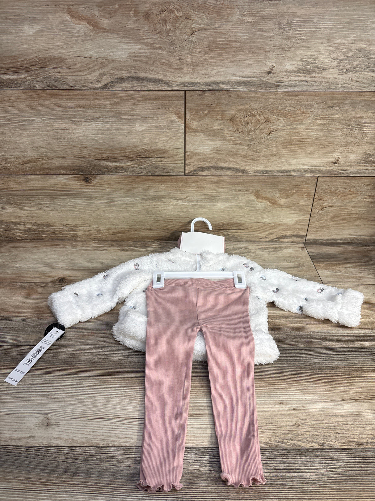 NEW Nicole Miller 3pc Set White sz 12m