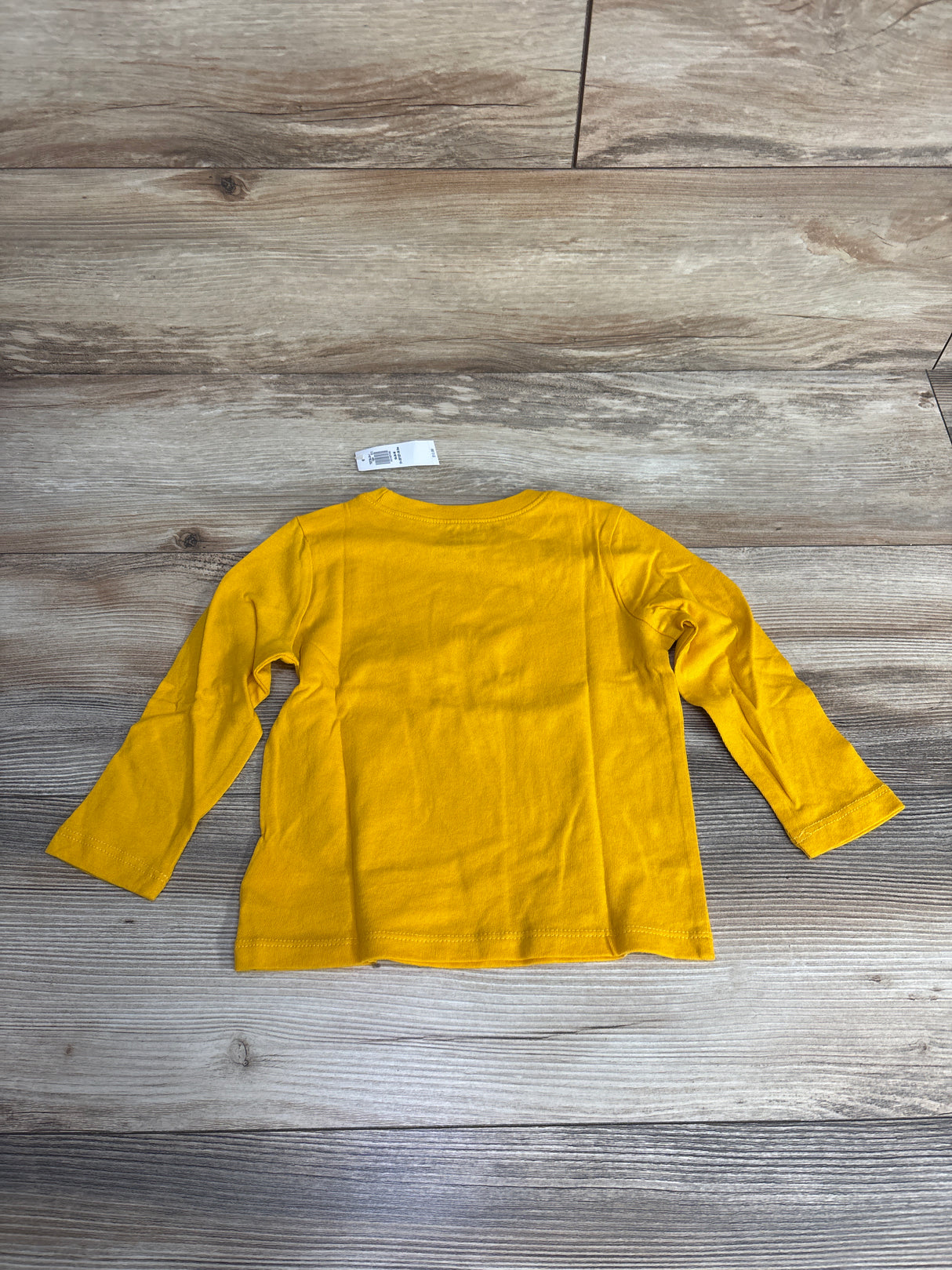 NEW Old Navy Yellow Excavator Print Shirt sz 18-24m