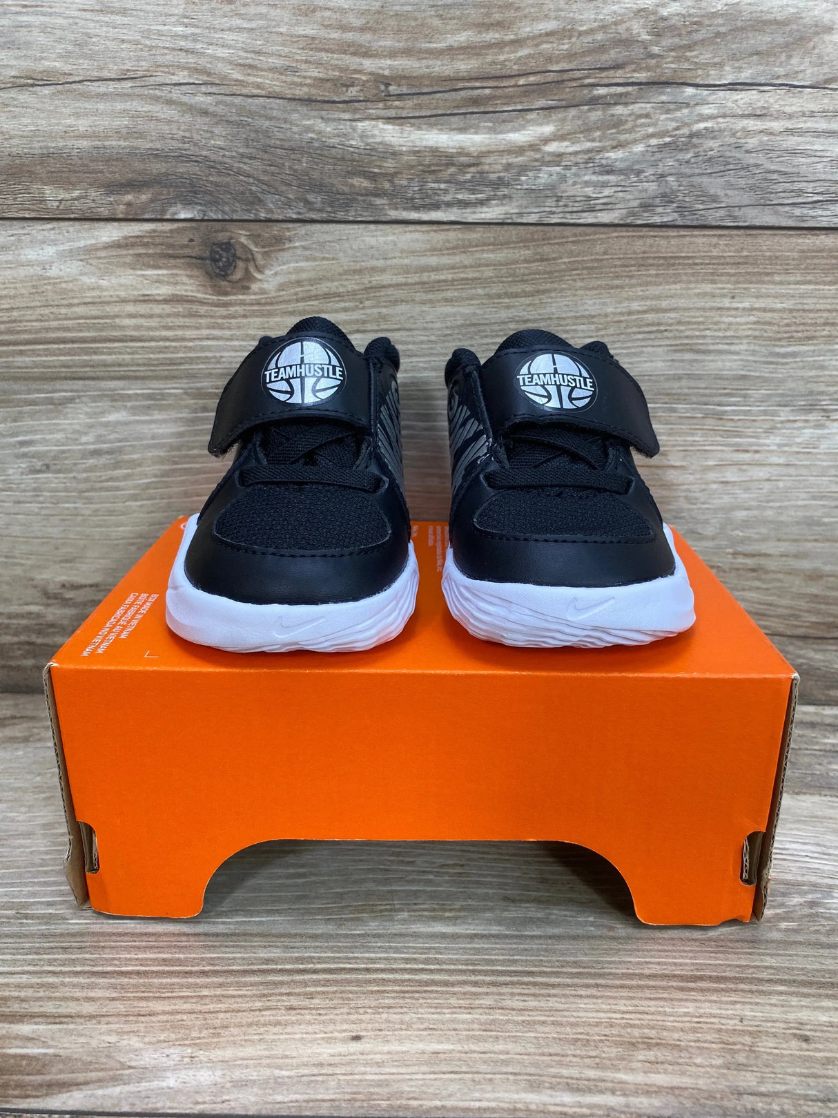 Nike Team Hustle D9 TD 'Black' Sneakers sz 3c - Me n Mommy To Be