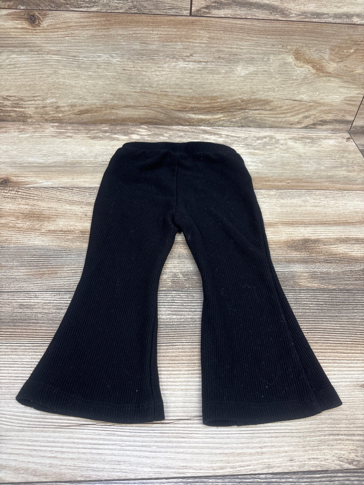 Zara Ribbed Flare Leggings Black sz 9-12m