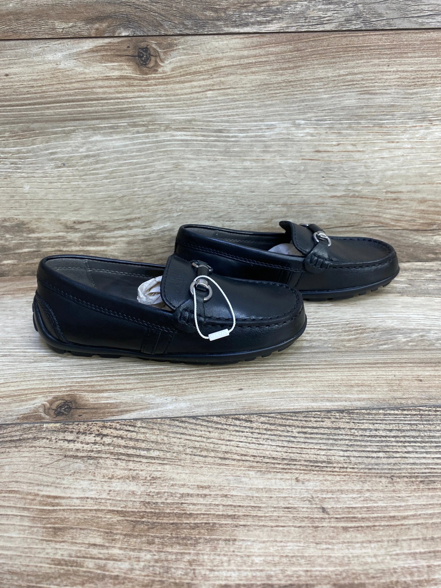GEOX Black Chain Loafers Black sz 10c - Me n Mommy To Be