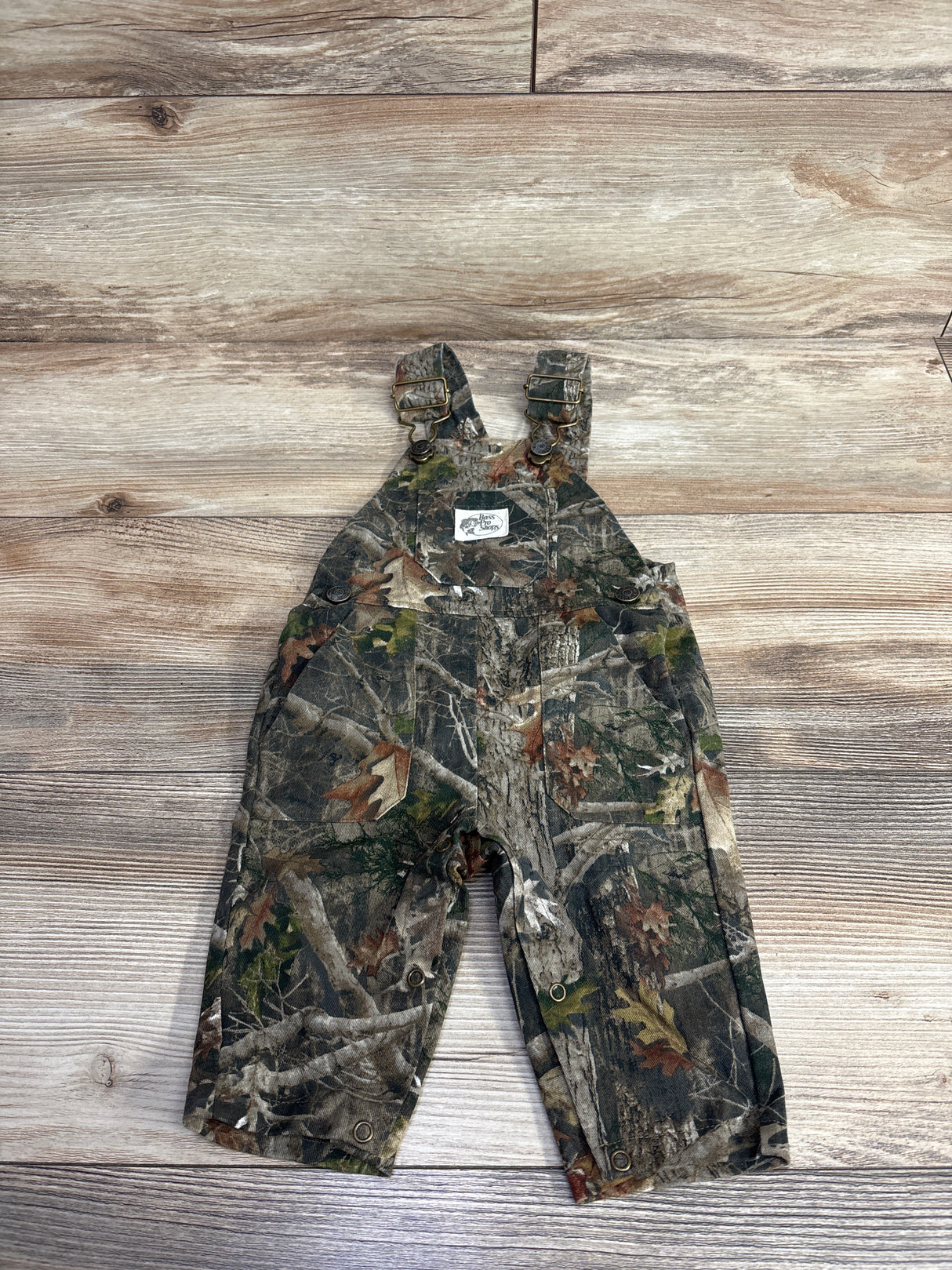 Bass Pro Shops Camo Overalls Green sz 3m