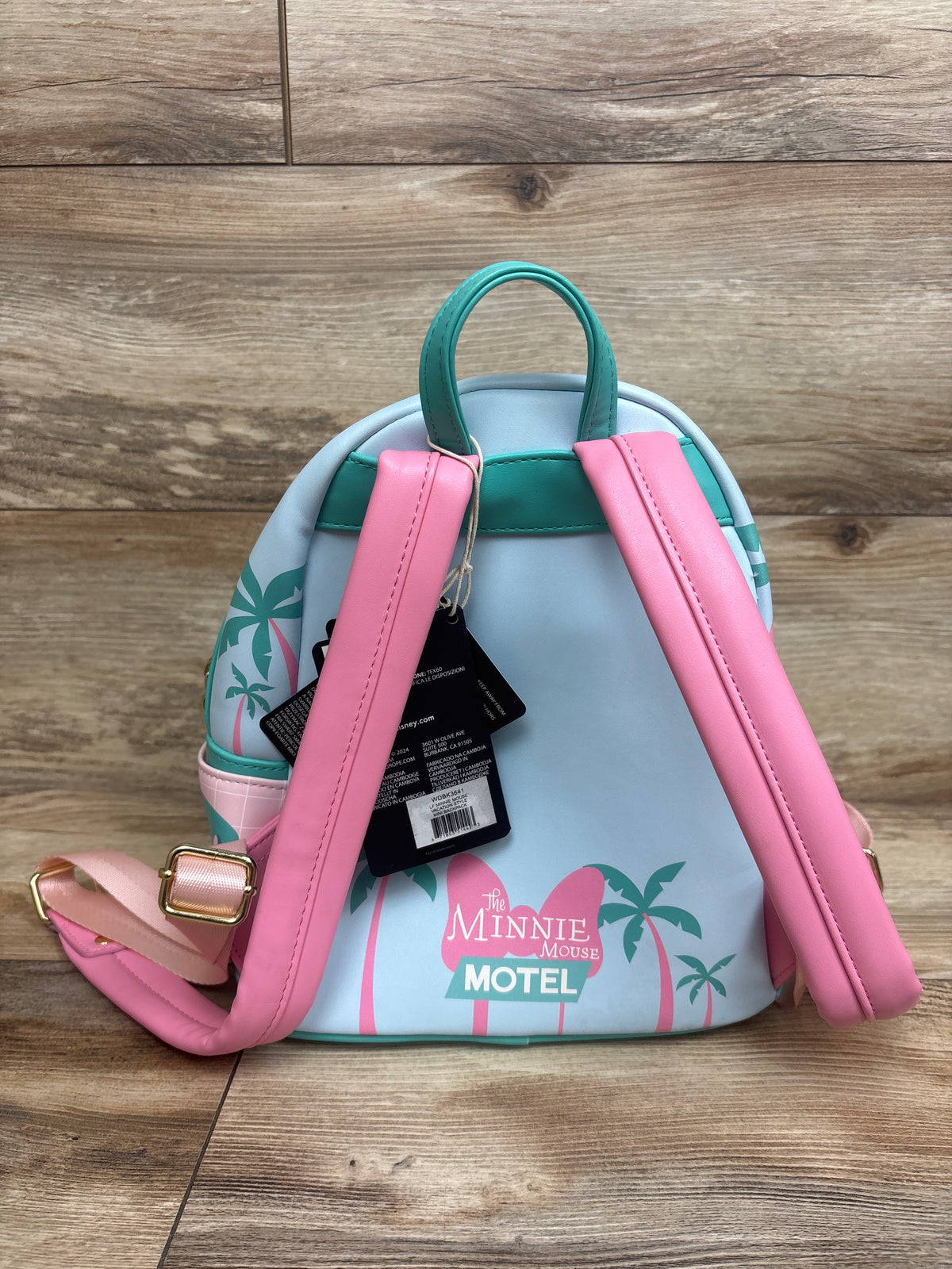 NEW Loungefly x Disney Minnie Mouse Vacation Style Poolside Mini Backpack