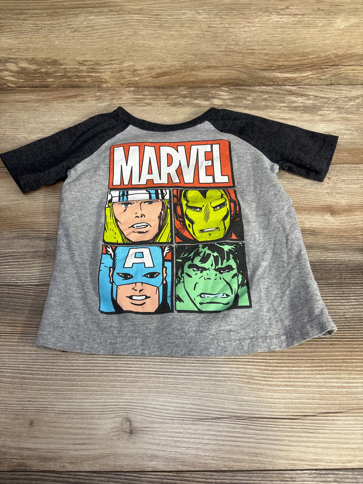 Jumping Beans x Marvel Shirt Grey sz 4T - Me n Mommy To Be