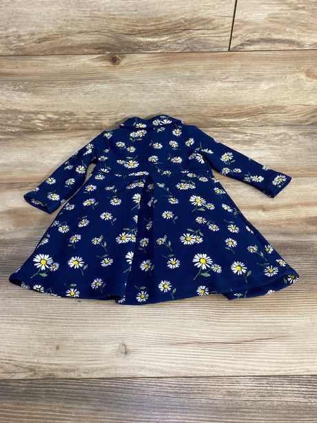 Nannette Baby 2pc Floral Coat & Dress Navy sz 6-9m - Me n Mommy To Be