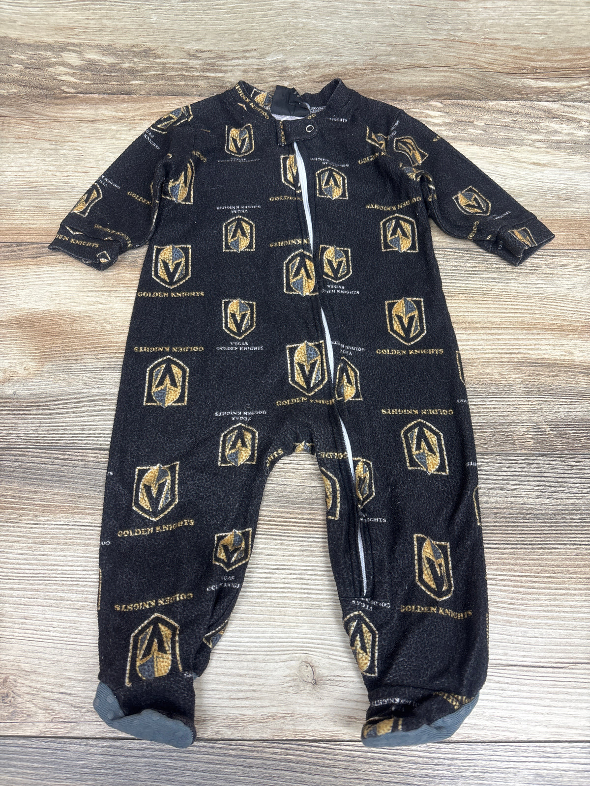 NHL Golden Knights Sleeper Black sz 3-6m