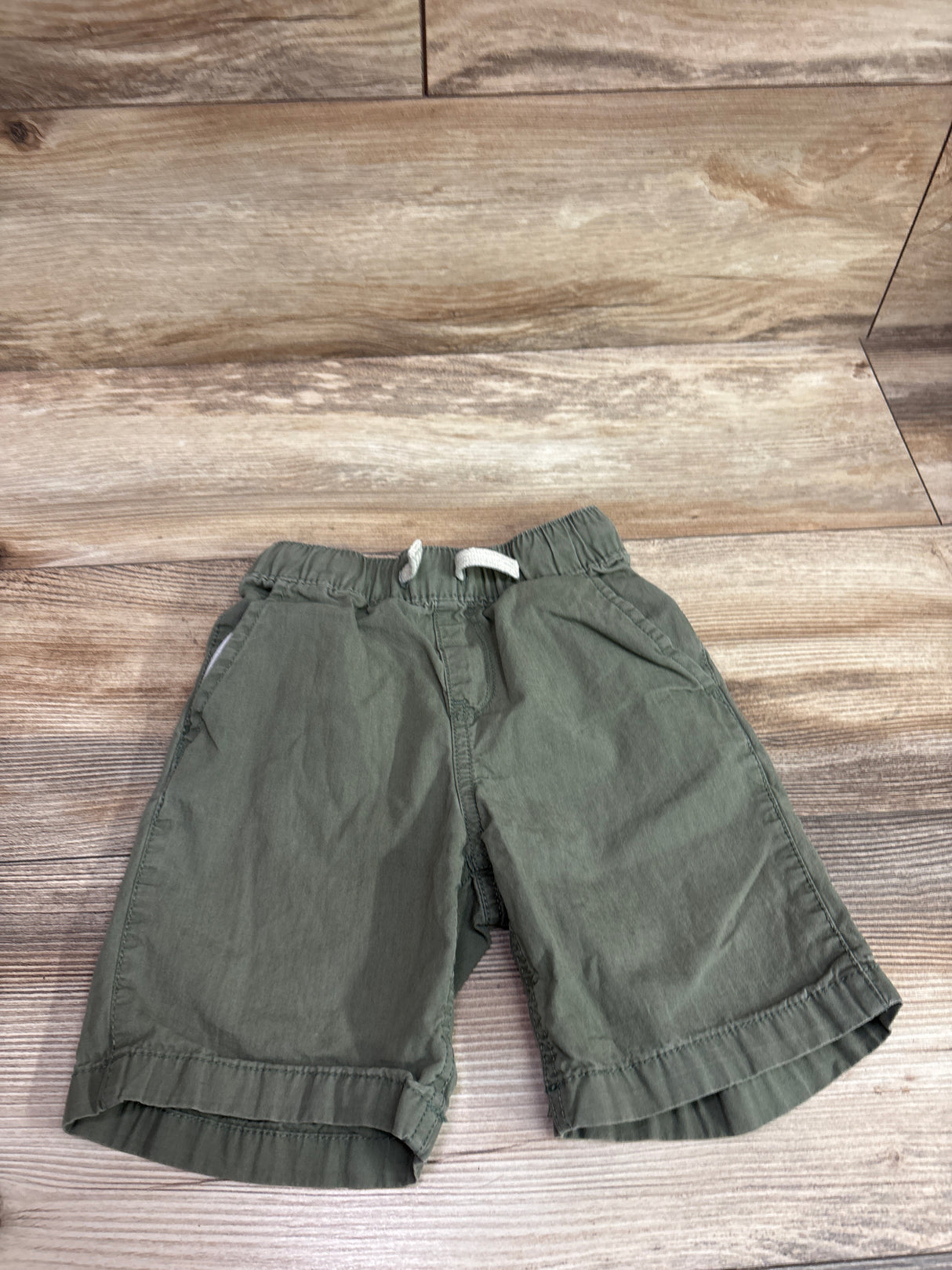 Children's Place Drawstring Shorts Green sz 4T