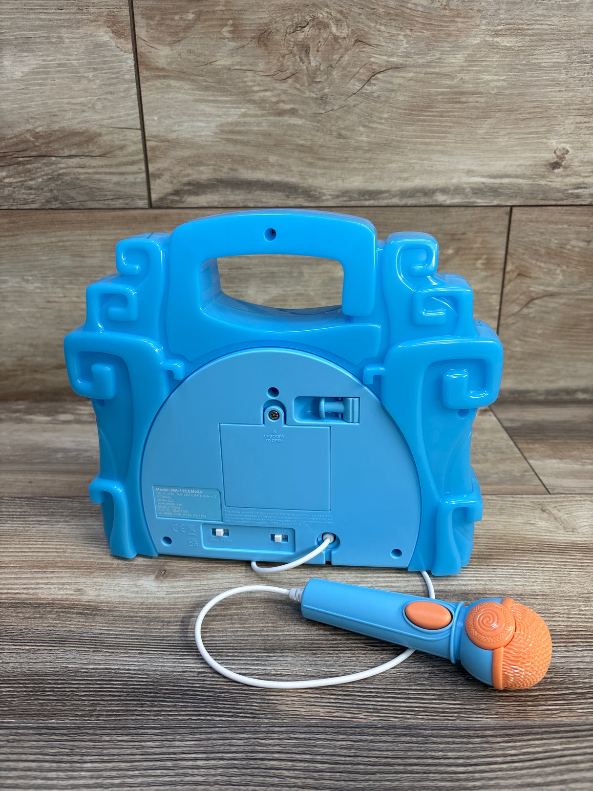 eKids Disney Moana Bluetooth Sing Along Boom Box
