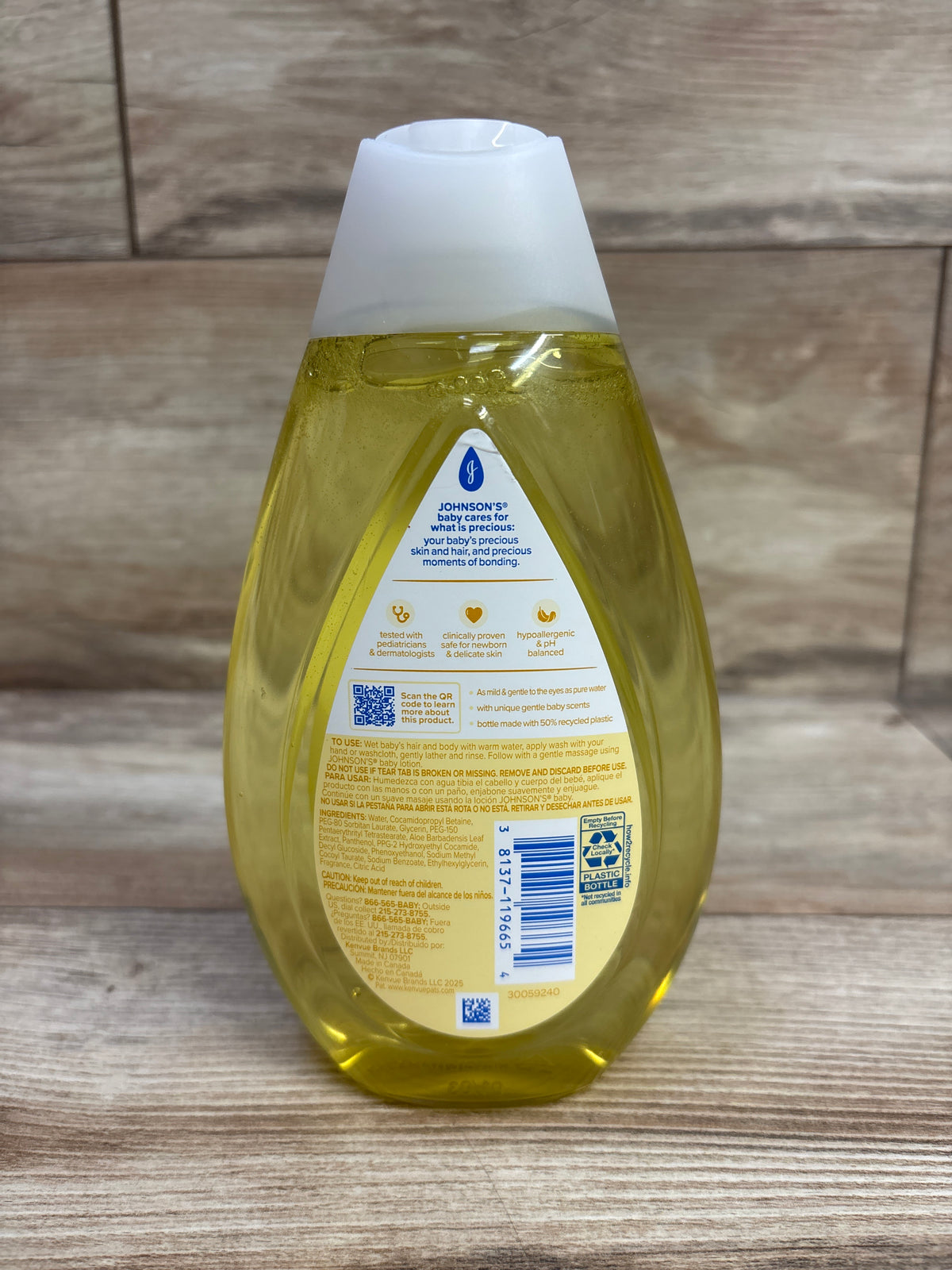 NEW Johnson's Baby Head-To-Toe Wash & Shampoo 13.6oz
