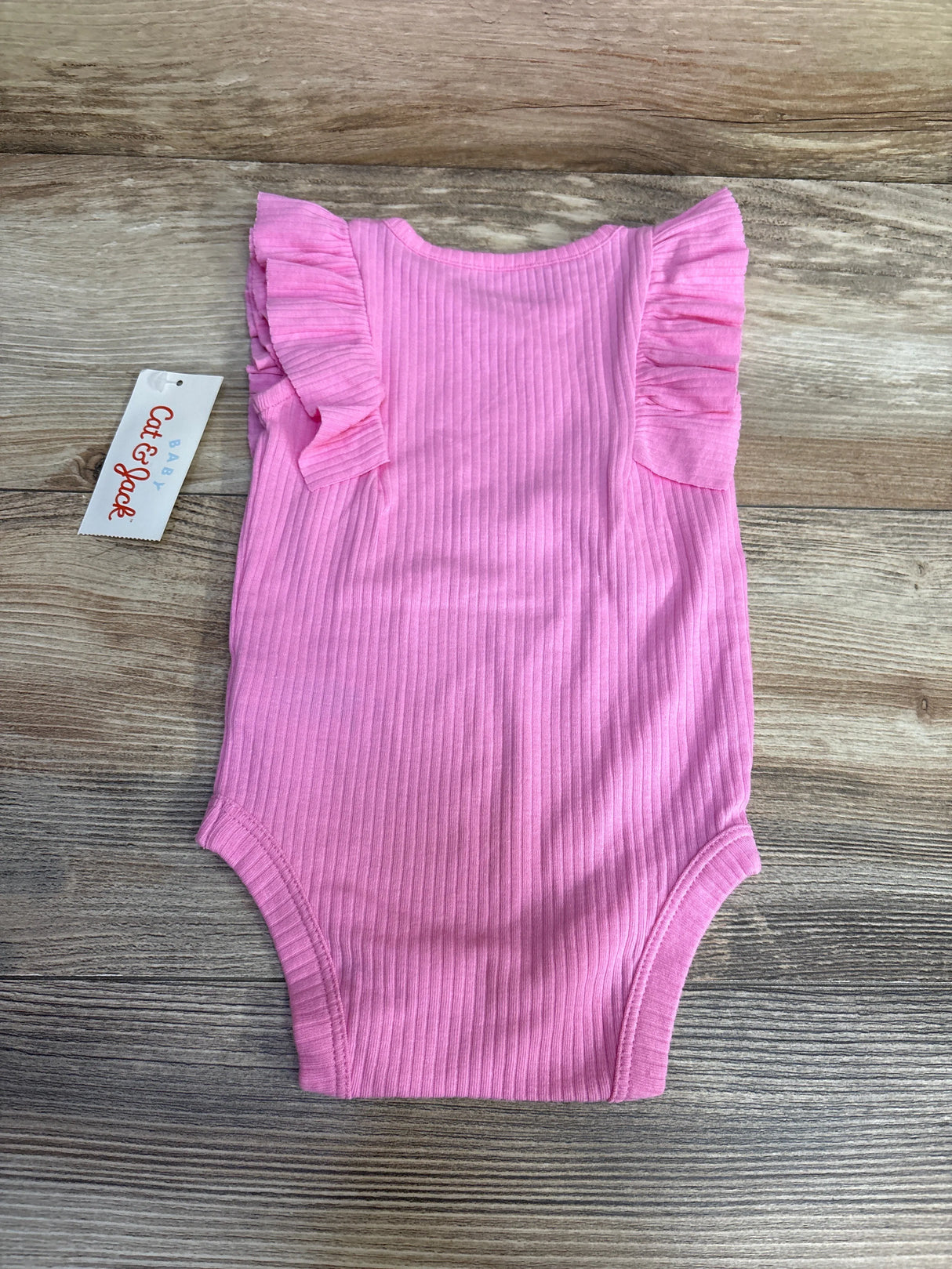 NEW Cat & Jack Ruffle Bodysuit Pink sz 0-3m - Me n Mommy To Be