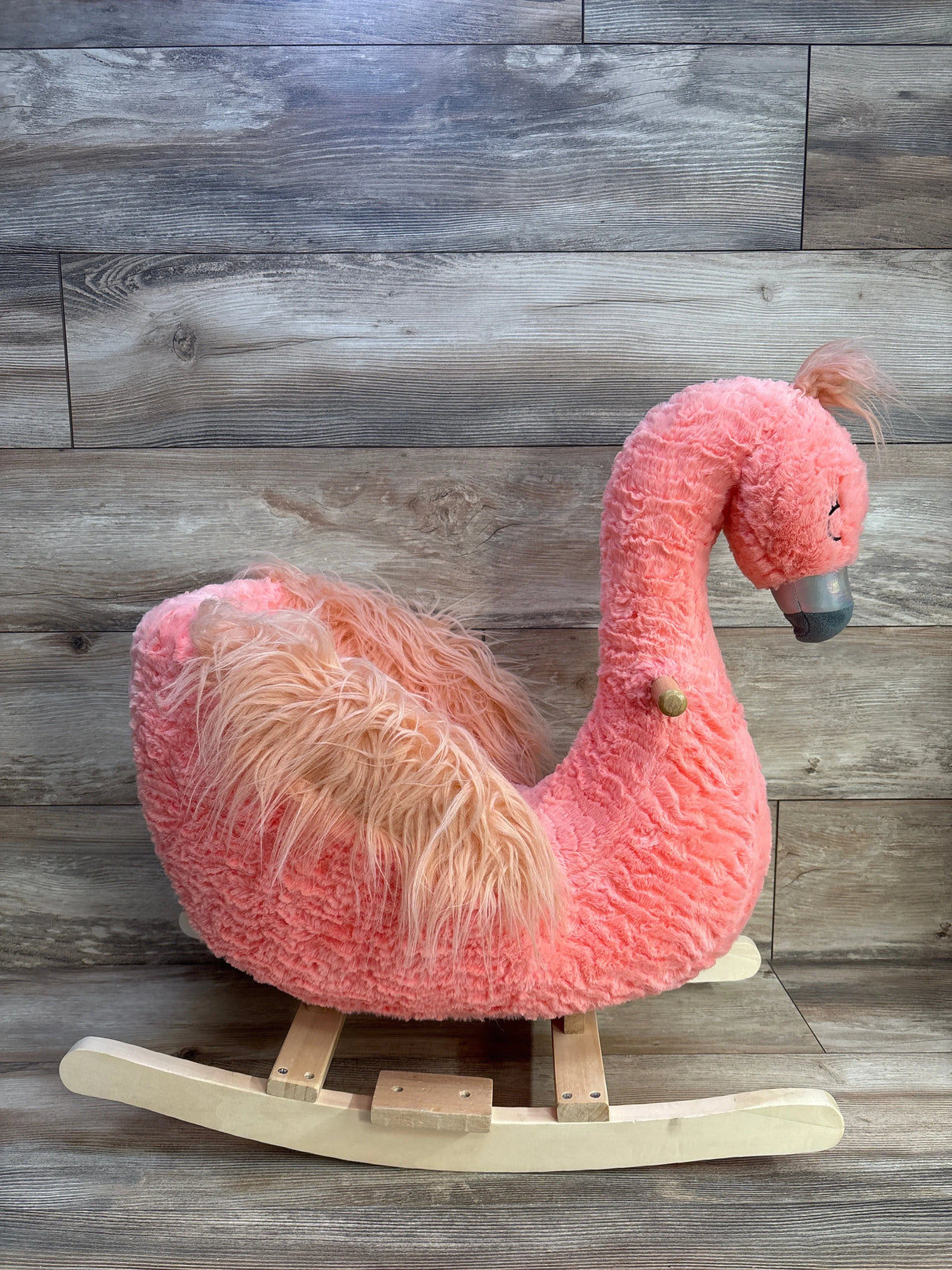 Soft Landing Flamingo Character Rocker - Me n Mommy To Be