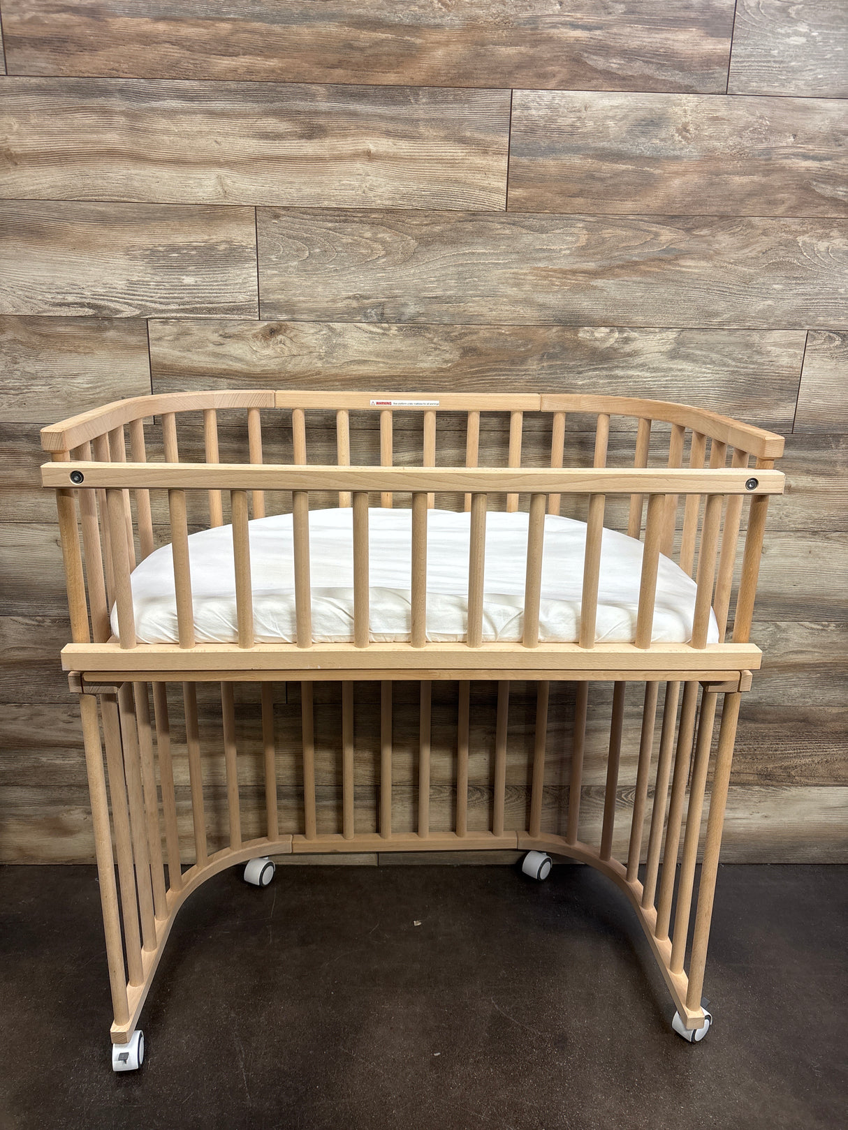 BabyBay Maxi Tall Wooden Bedside Sleeper Bassinet