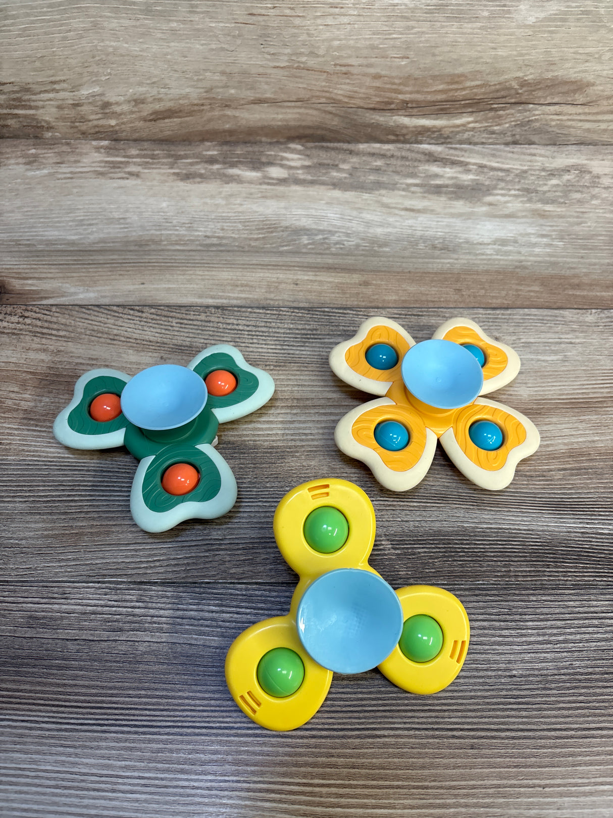 ALASOU Suction Cup Spinner Toys 3pk