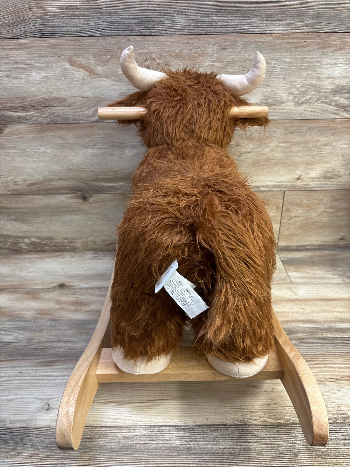 Pottery Barn Highland Cow Critter Plush Nursery Rocker