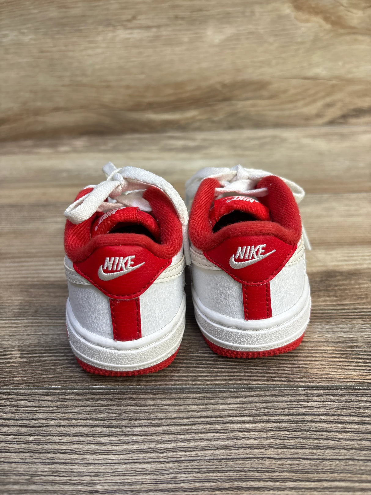 Nike Air Force 1 Low TD 'White University Red' Sneakers sz 5c