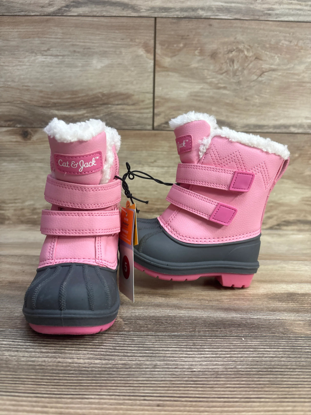 NEW Cat & Jack Denver Winter Boots Pink sz 5c