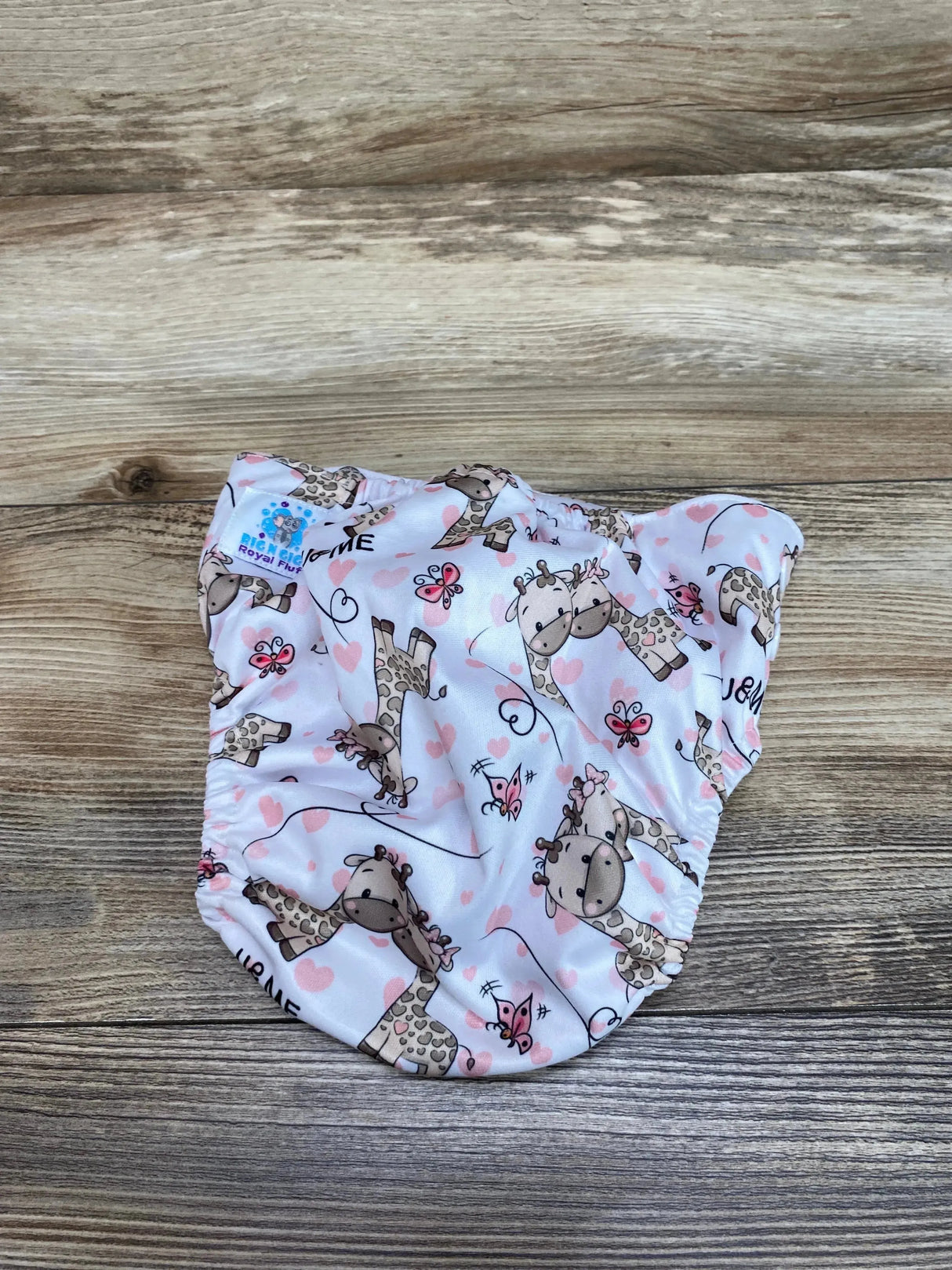 Rig N Gig's Cloth Diaper One Size Pocket Giraffe Print - Me n Mommy To Be